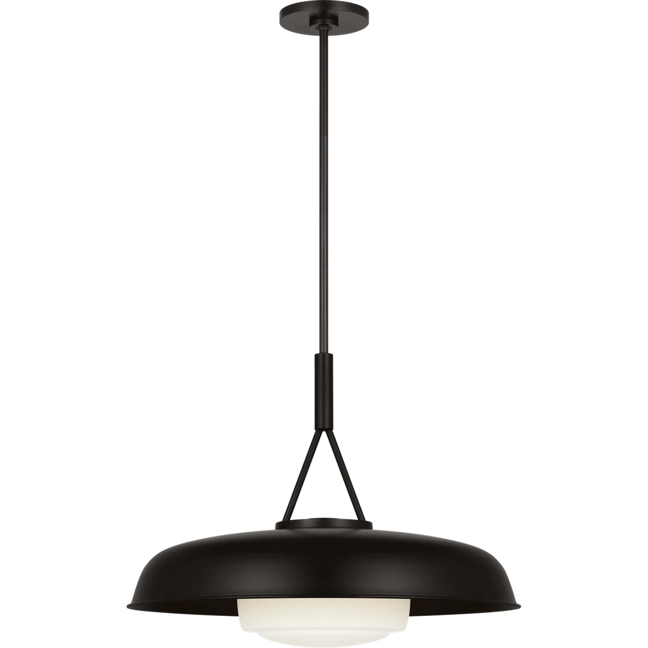 Richard June Liora 1 Light 20.3 inch Aged Iron Pendant Ceiling Light