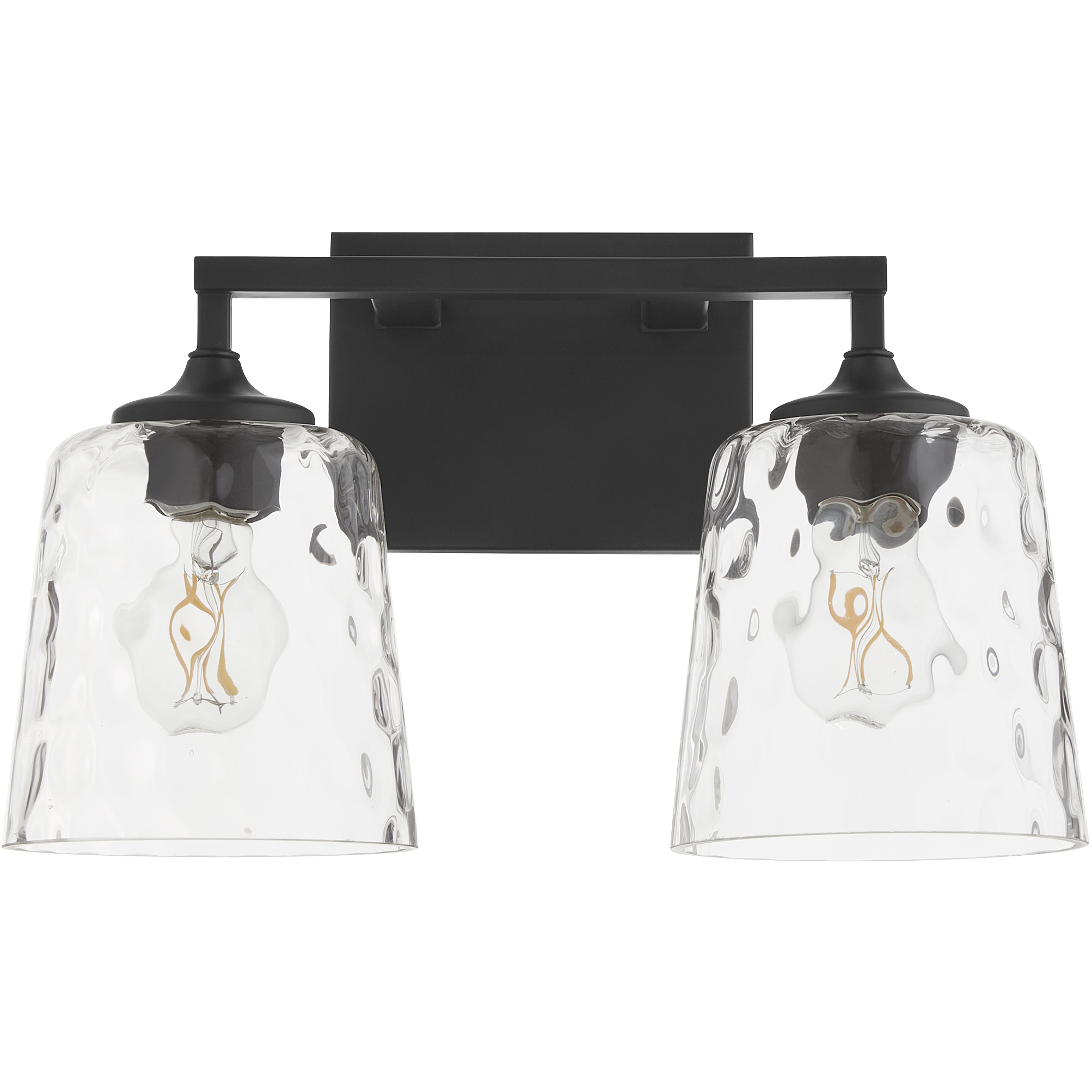 Eldorado 2 Light 15.25 inch Matte Black Vanity Light Wall Light