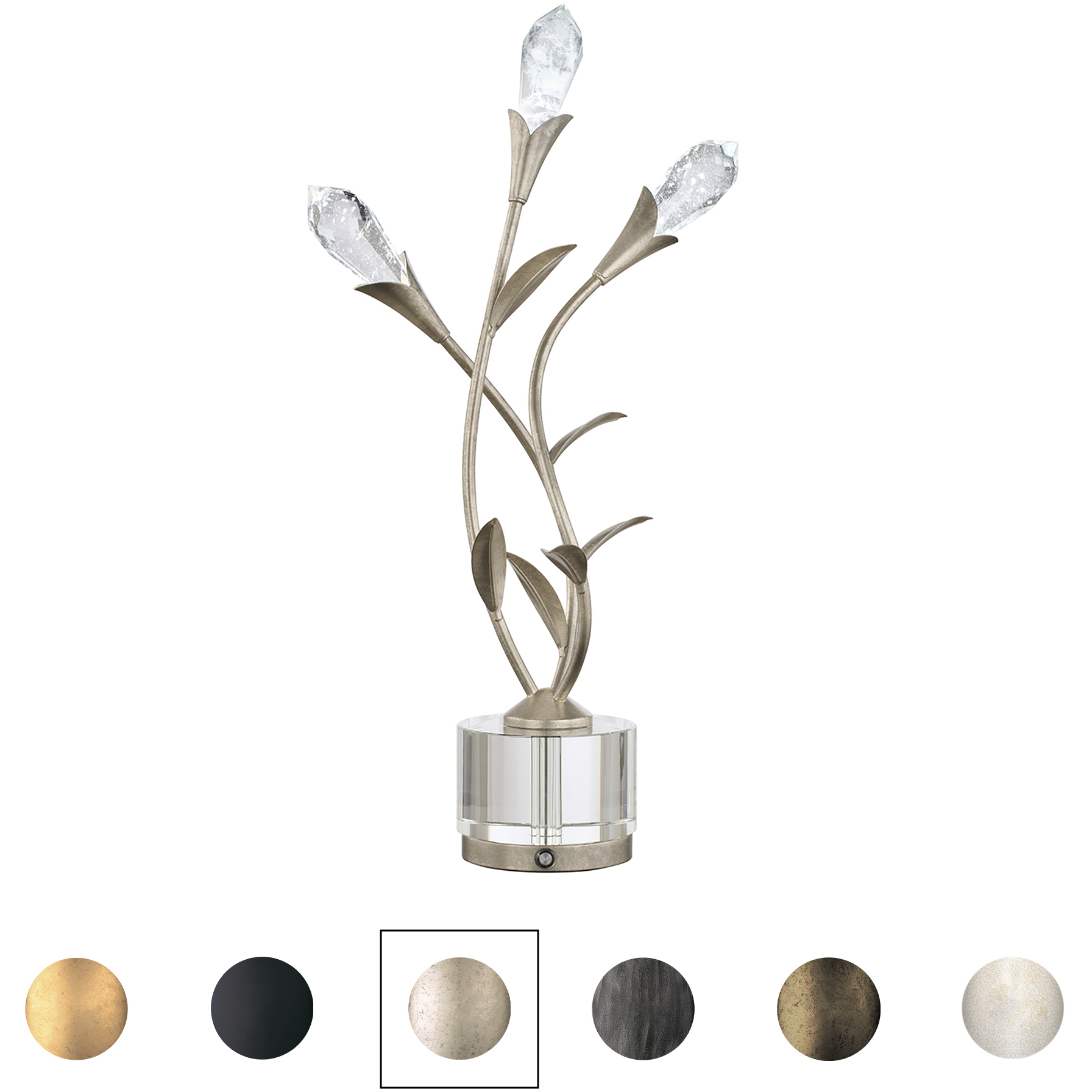 Signature Secret Garden 25 inch 1 watt Heirloom Bronze Table Lamp Portable Light