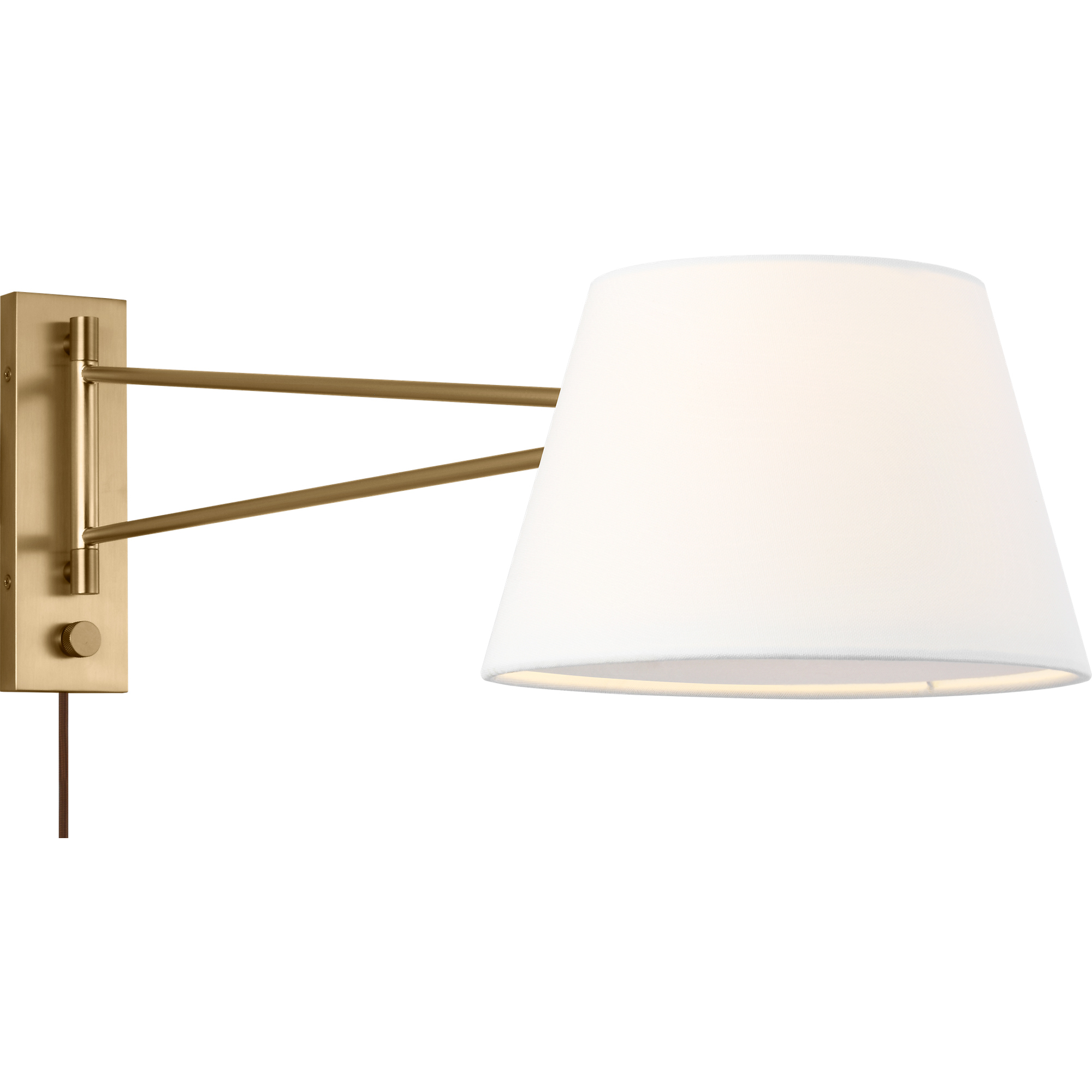 Richard June Hale 1 Light 10 inch Estate Brass Wall Sconce Wall Light in LED