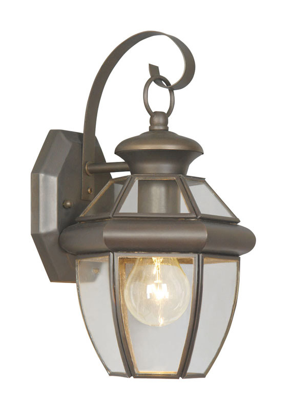Monterey 1 Light 12.5 inch Bronze Outdoor Wall Lantern