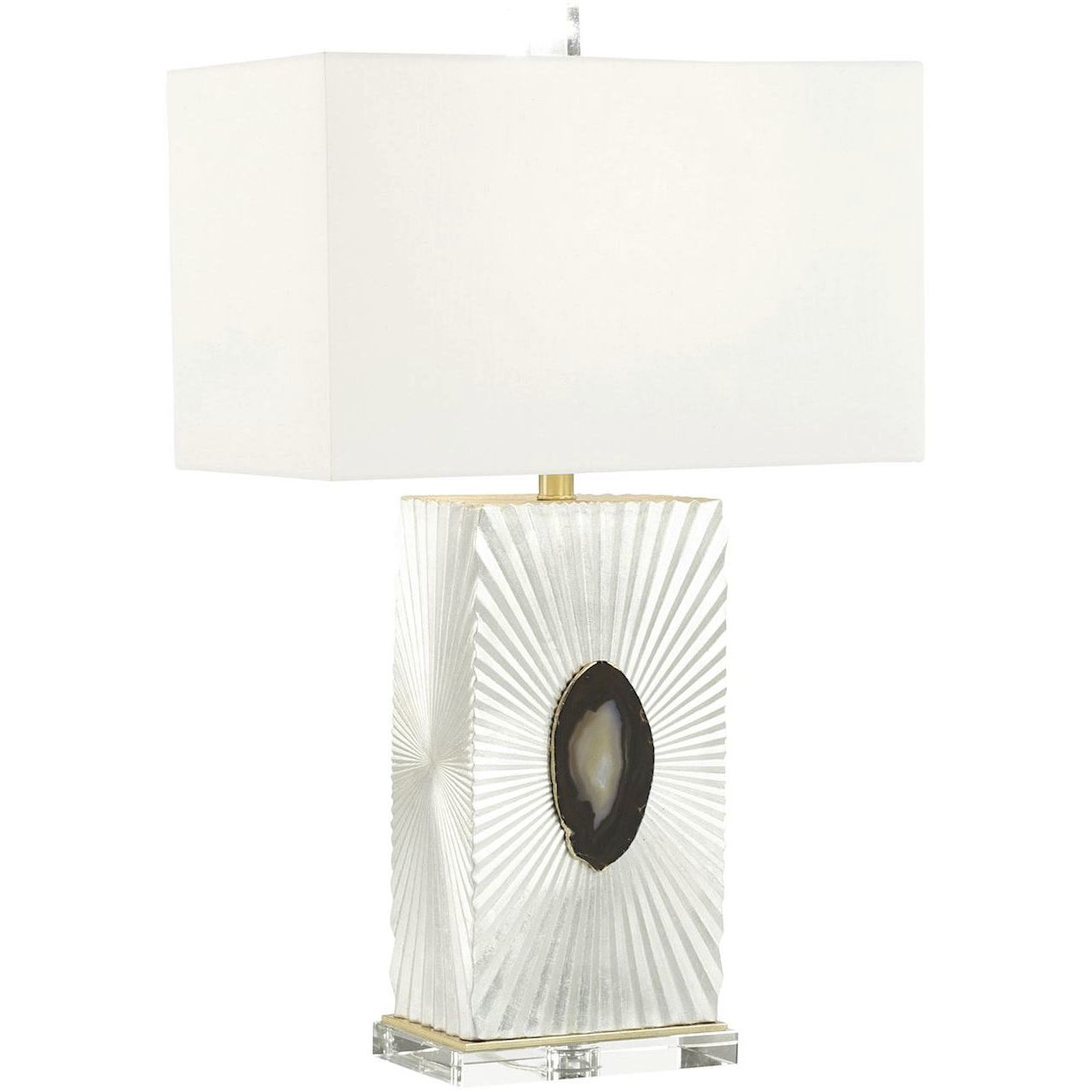 John-Richard Rayna 29.5 inch White Table Lamp Portable Light JRL-10918 - Open Box