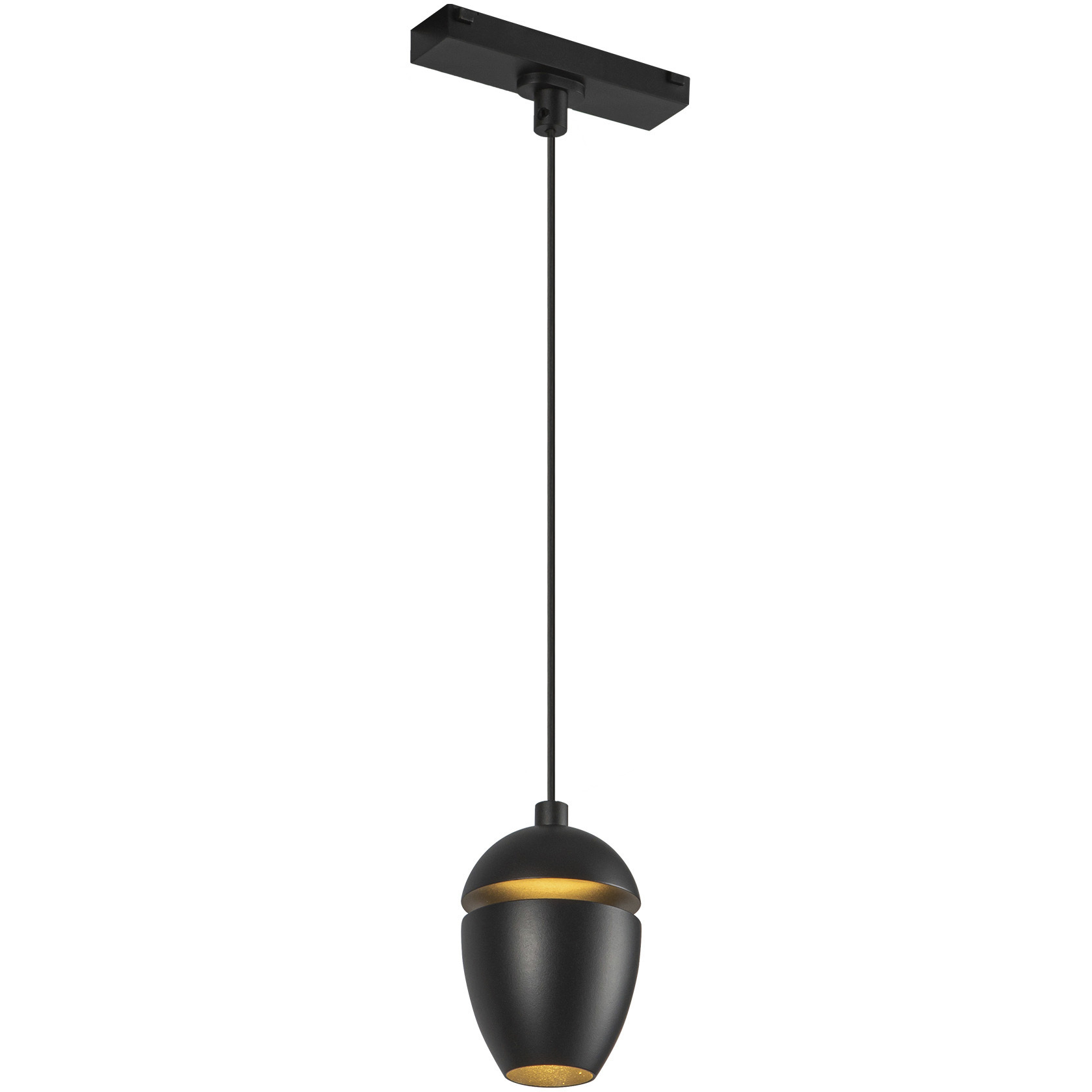 Eloa 48V DC Black Trilo Track Pendant Ceiling Light in 3000K