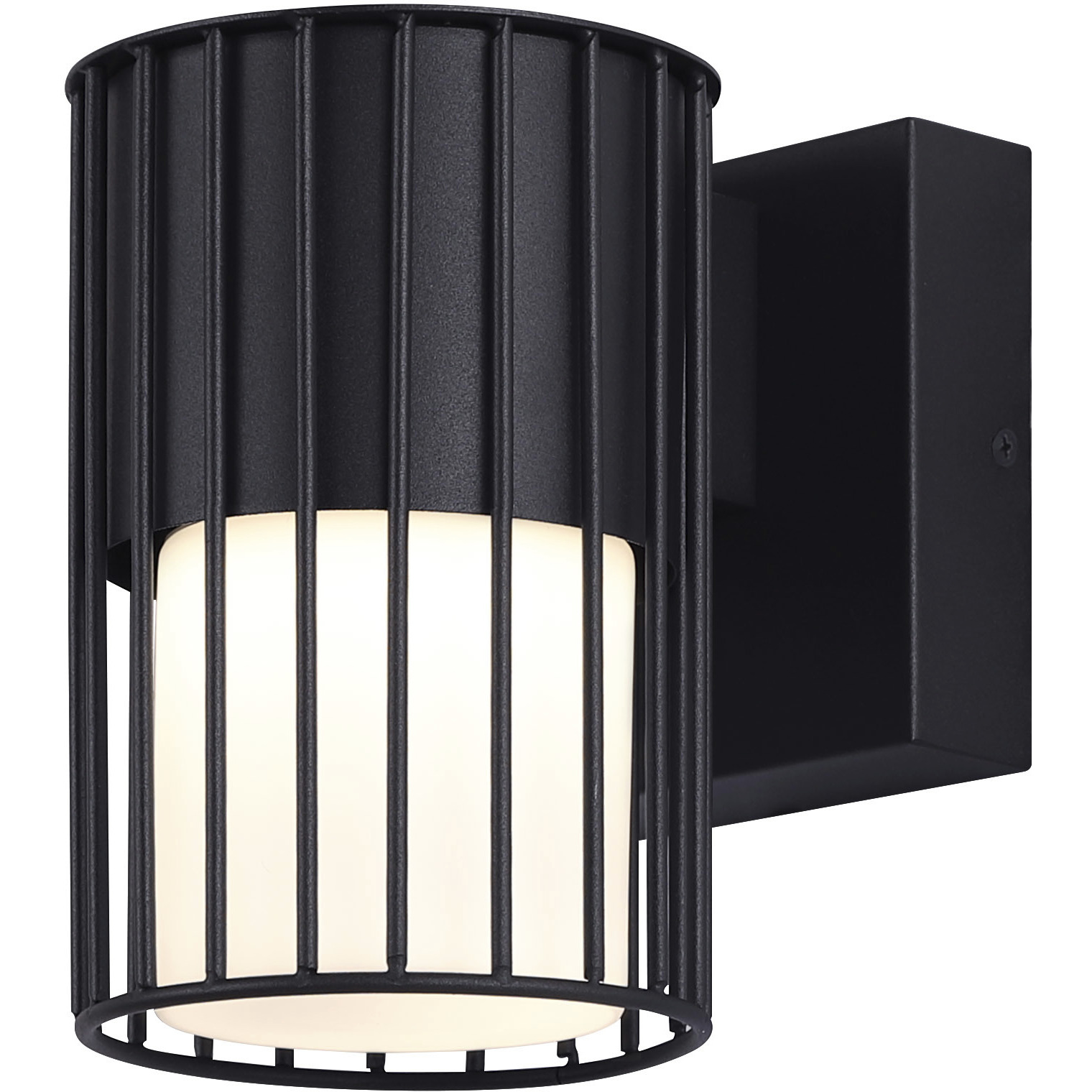 Javon LED 7 inch Black Outdoor Lantern