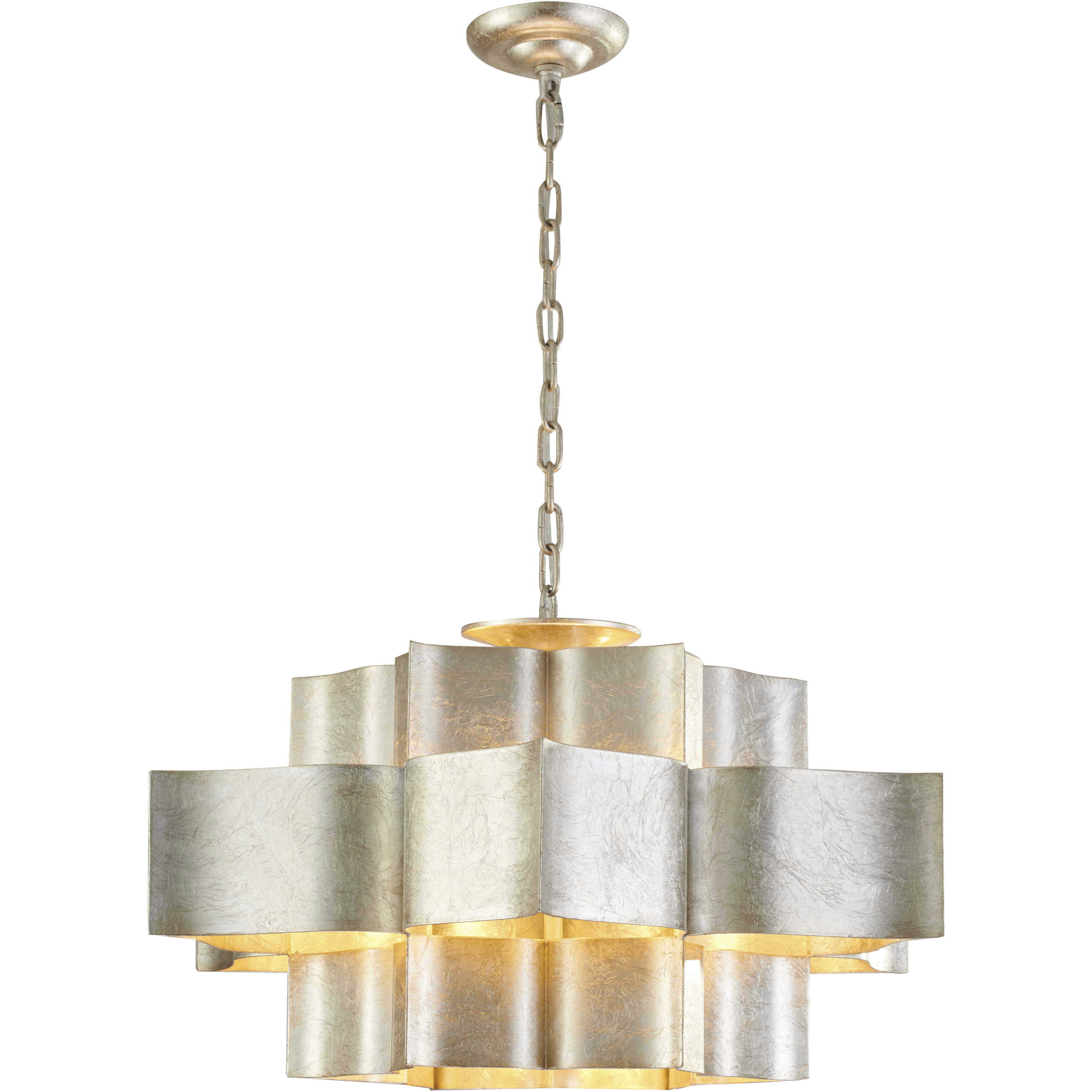 Canada 12 Light 29.9 inch Antique Silver Chandelier Ceiling Light