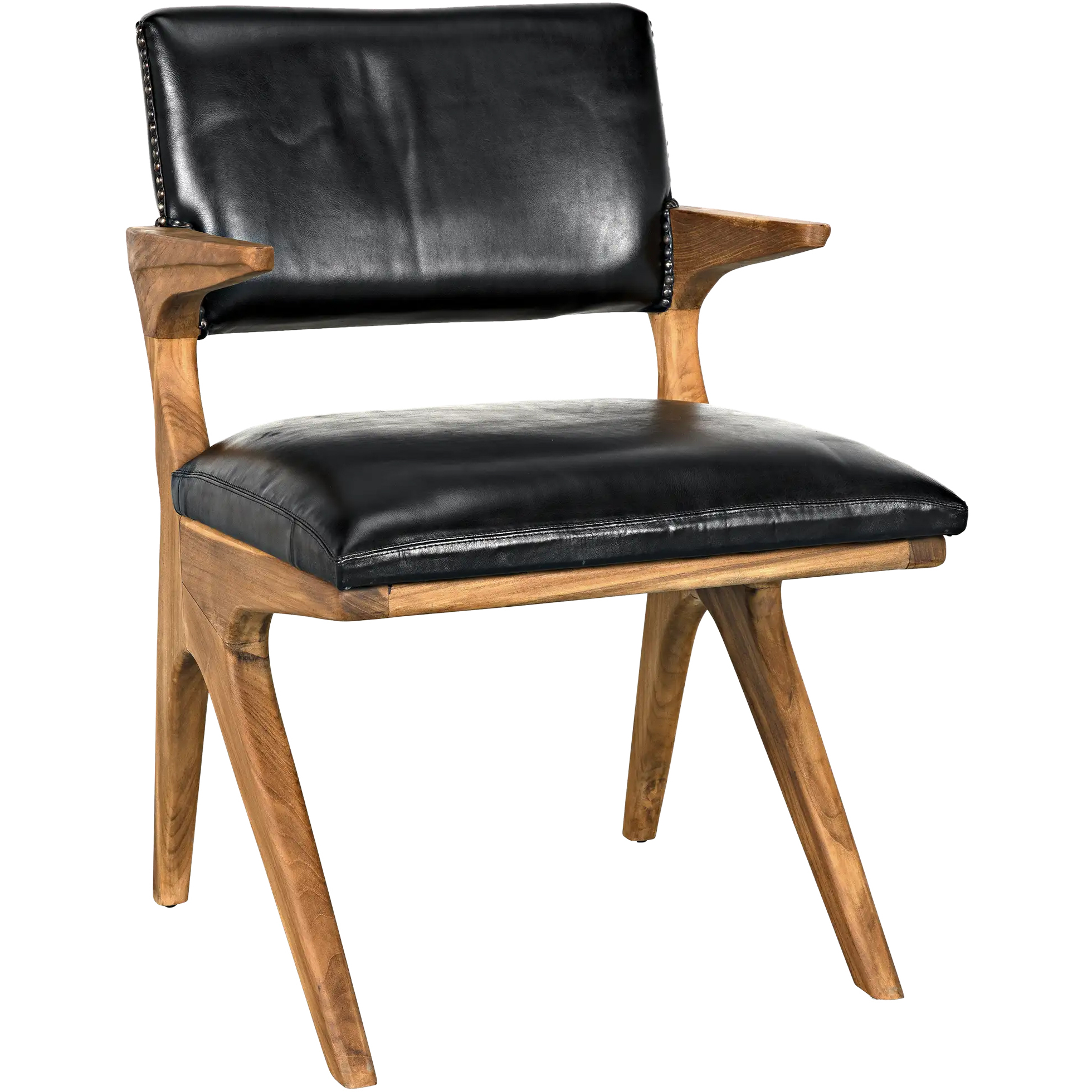 Dolores Clear Coat Satin Occasional Chair