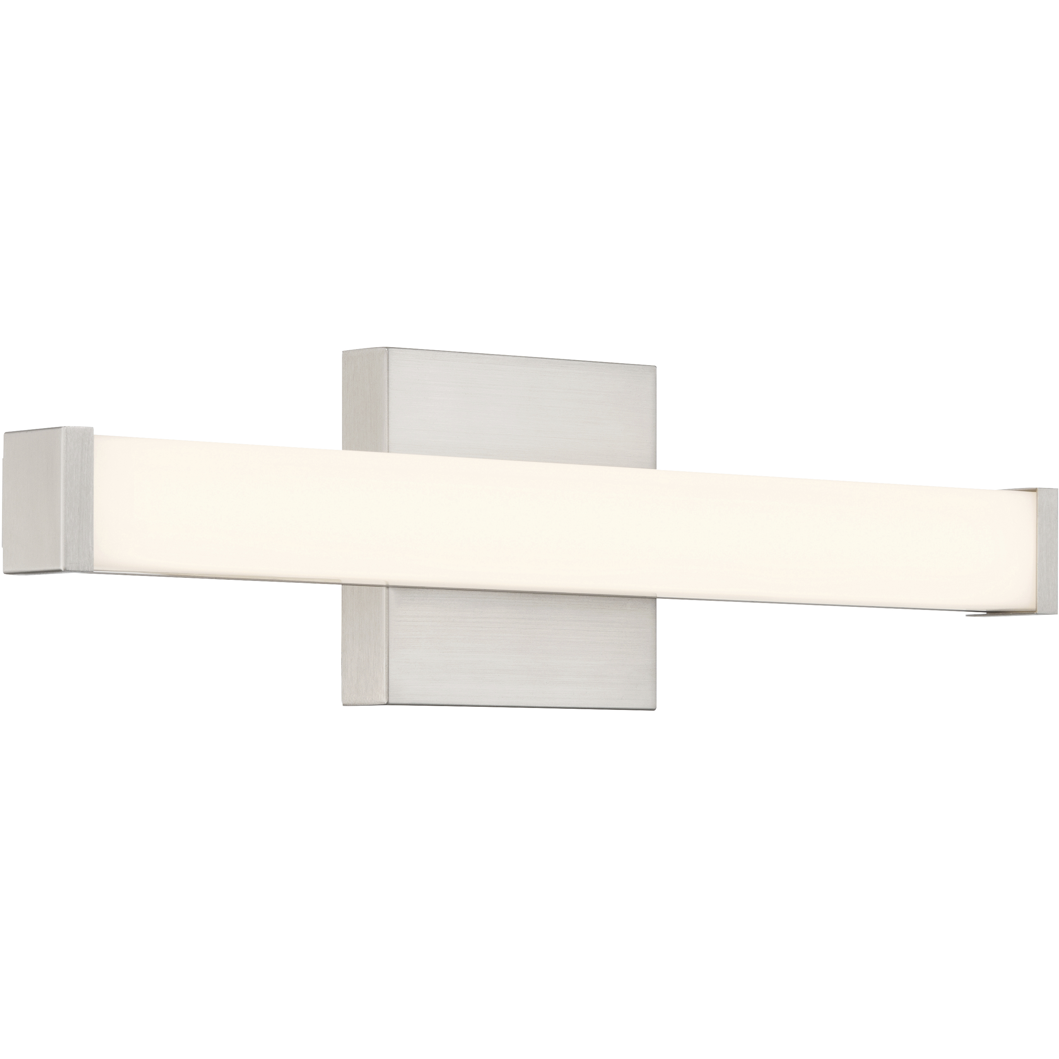 Maxx 18 inch Brushed Steel Vanity/Bath Bar Wall Light
