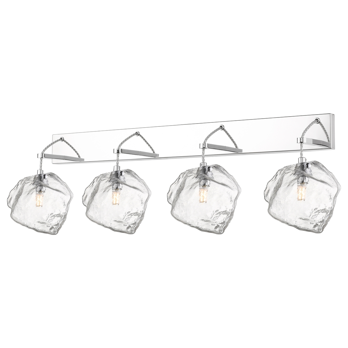 Boulder LED 32 inch Mirrored Stainless Steel Vanity Light Wall Light