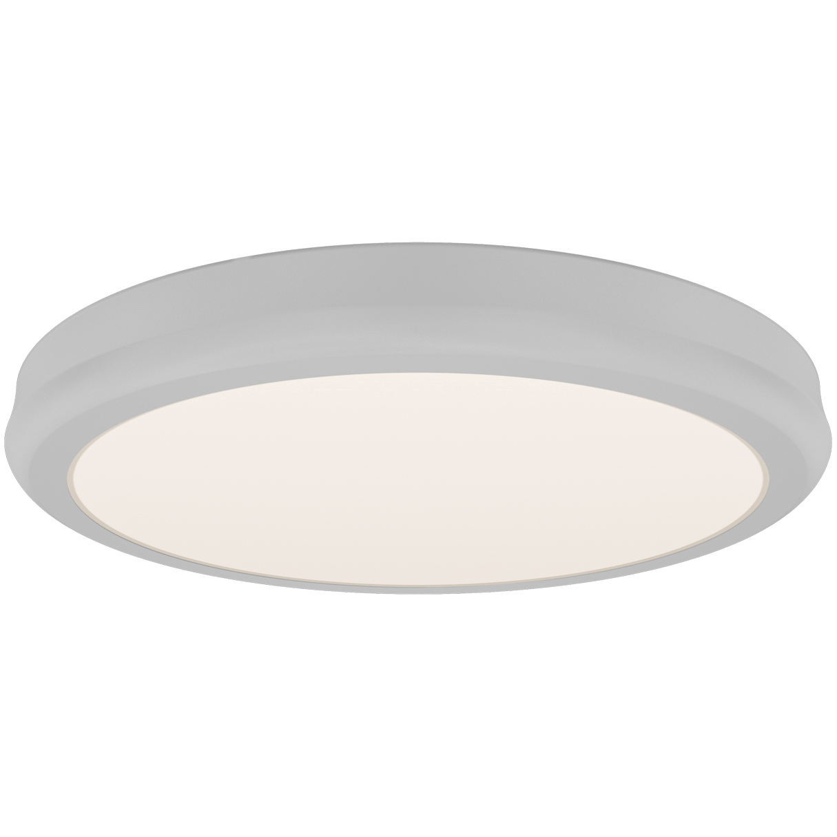 Parthenon LED 10 inch White Flush Mount Ceiling Light in 3000K, dweLED