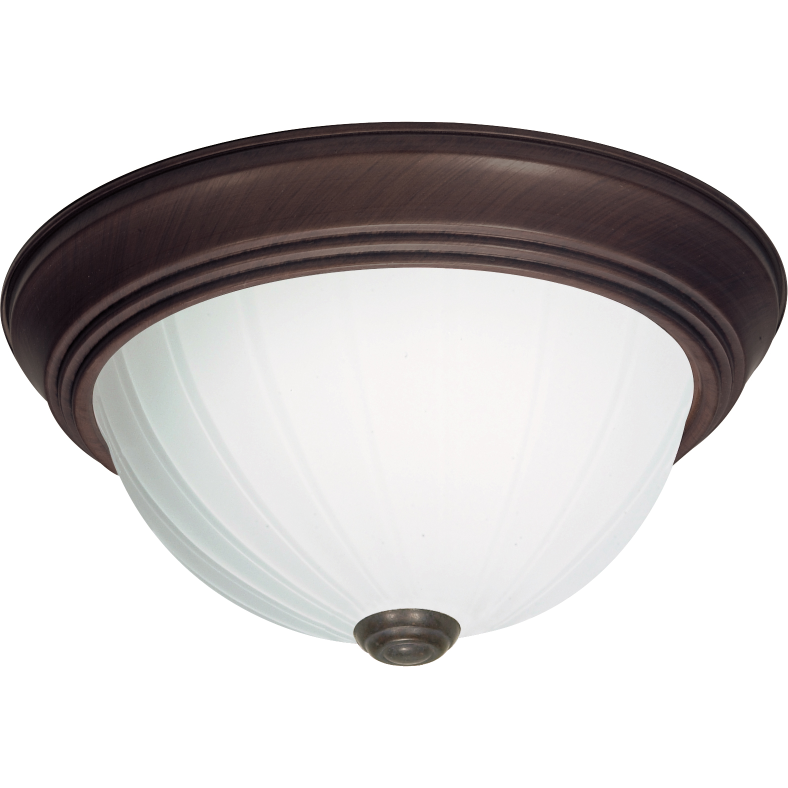Brentwood 3 Light 15 inch Old Bronze Flush Mount Ceiling Light