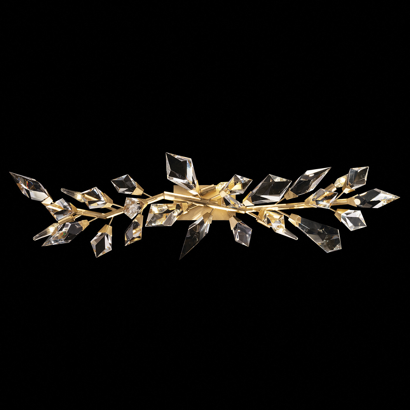 Foret 6 Light 48 inch Gold Bath Bar Wall Light