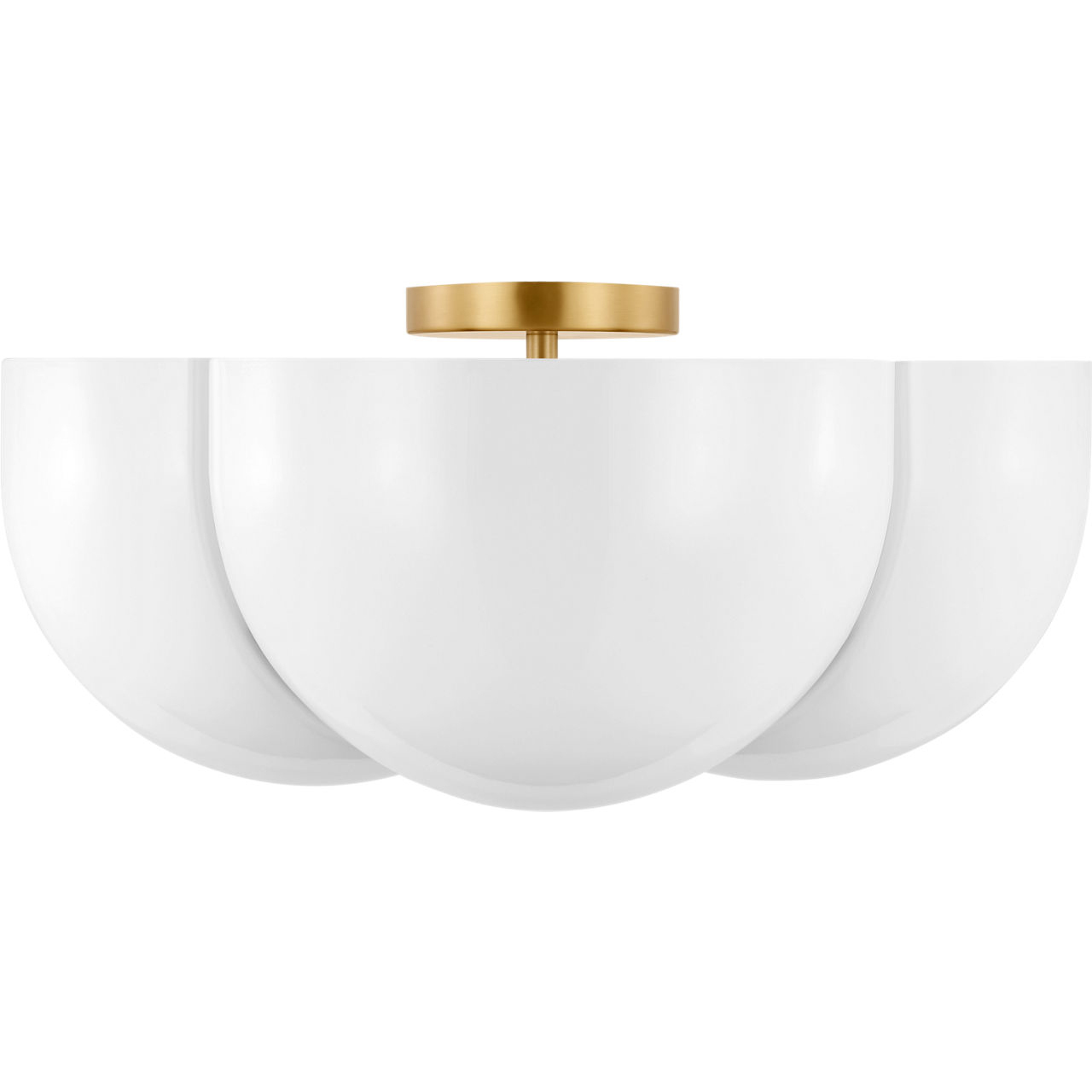 Christiane Lemieux Cheverny 4 Light 20 inch Burnished Brass Semi-Flush Mount Ceiling Light