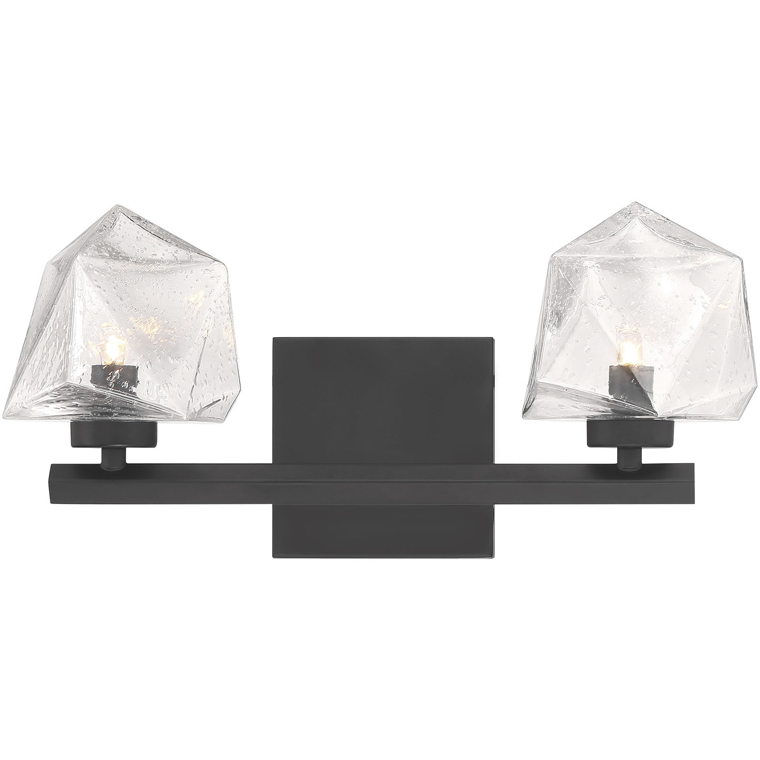 Castello LED 15 inch Matte Black Bathroom Vanity Light Wall Light
