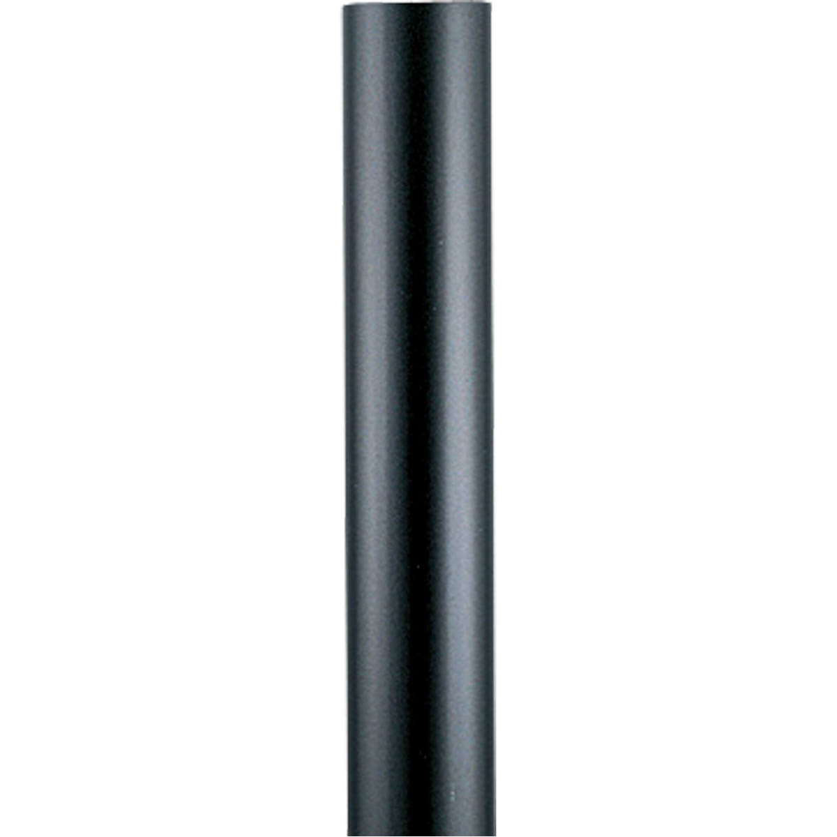 Outdoor Posts 84 inch Matte Black Outdoor Aluminum Post in No Photocell
