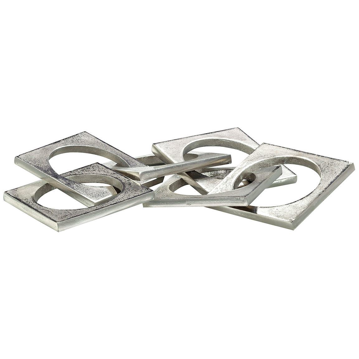 Nickel Square Chain Decorative Accent