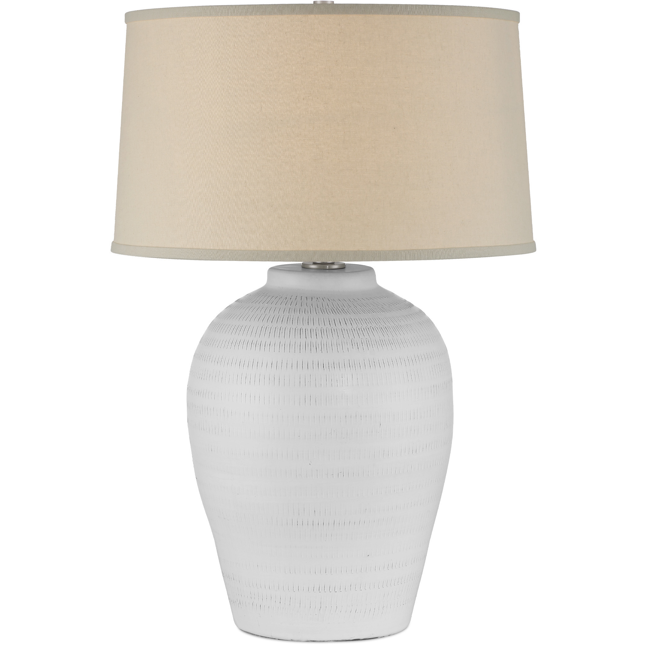 Dashwell 30 inch 150 watt White Table Lamp Portable Light