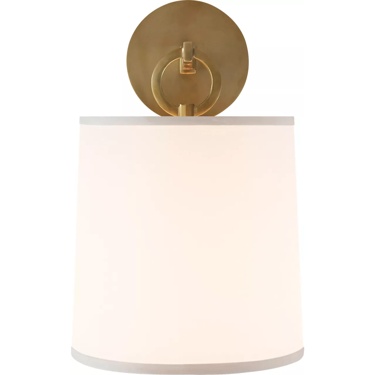 Barbara Barry French Cuff 1 Light 8 inch Soft Brass Sconce Wall Light