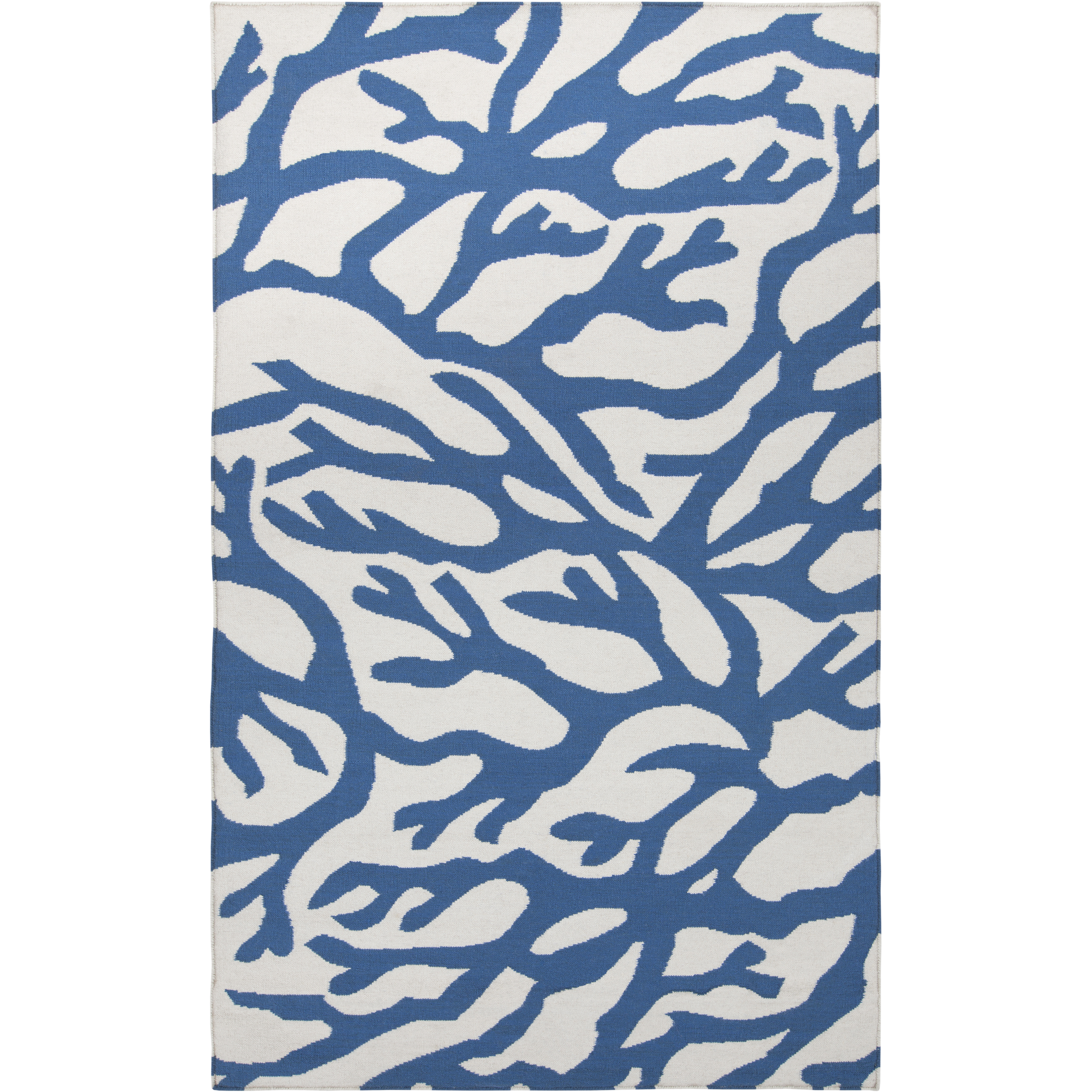 Boardwalk 156 X 108 inch Dark Blue, Ivory Rug