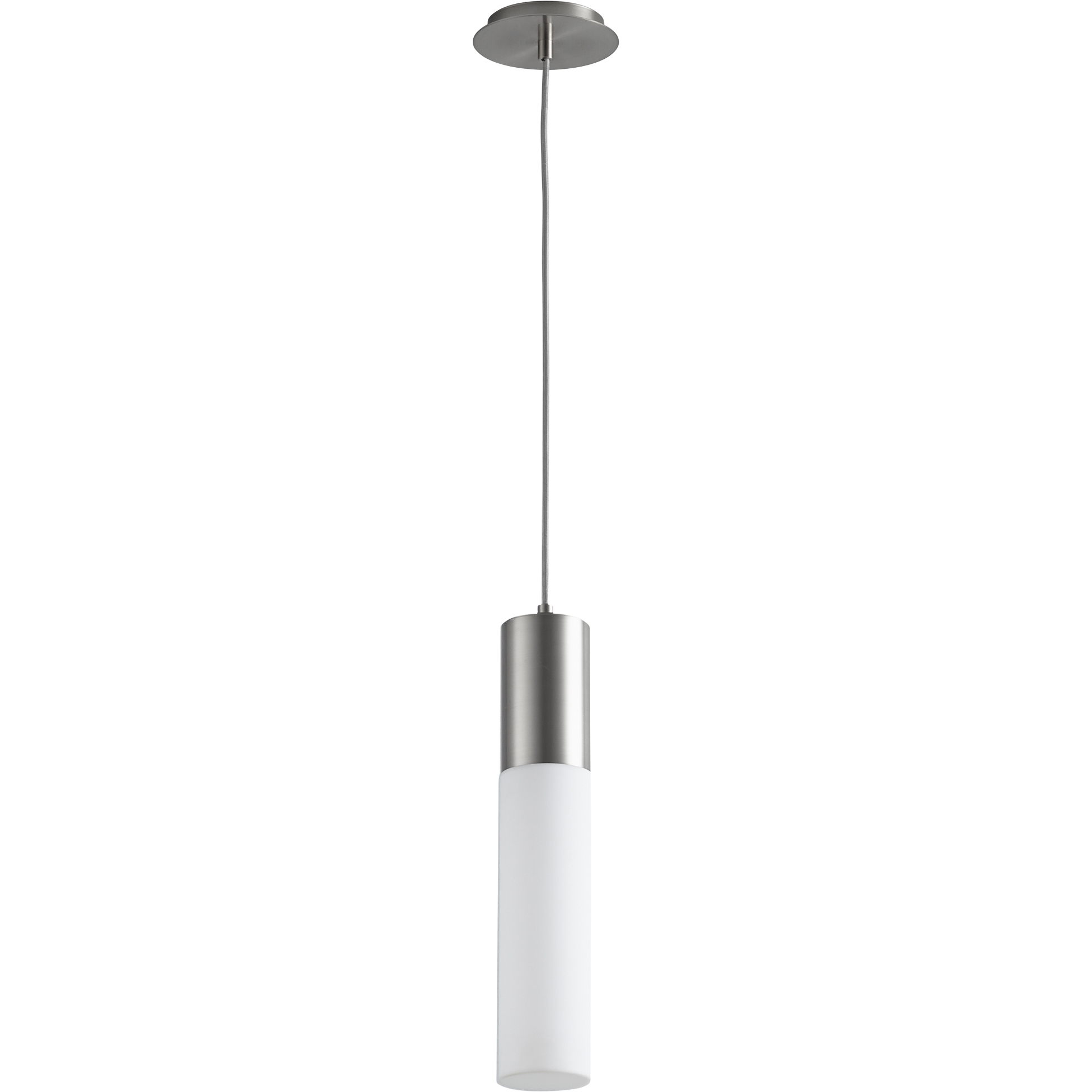 Magnum 1 Light 4 inch Satin Nickel Pendant Ceiling Light