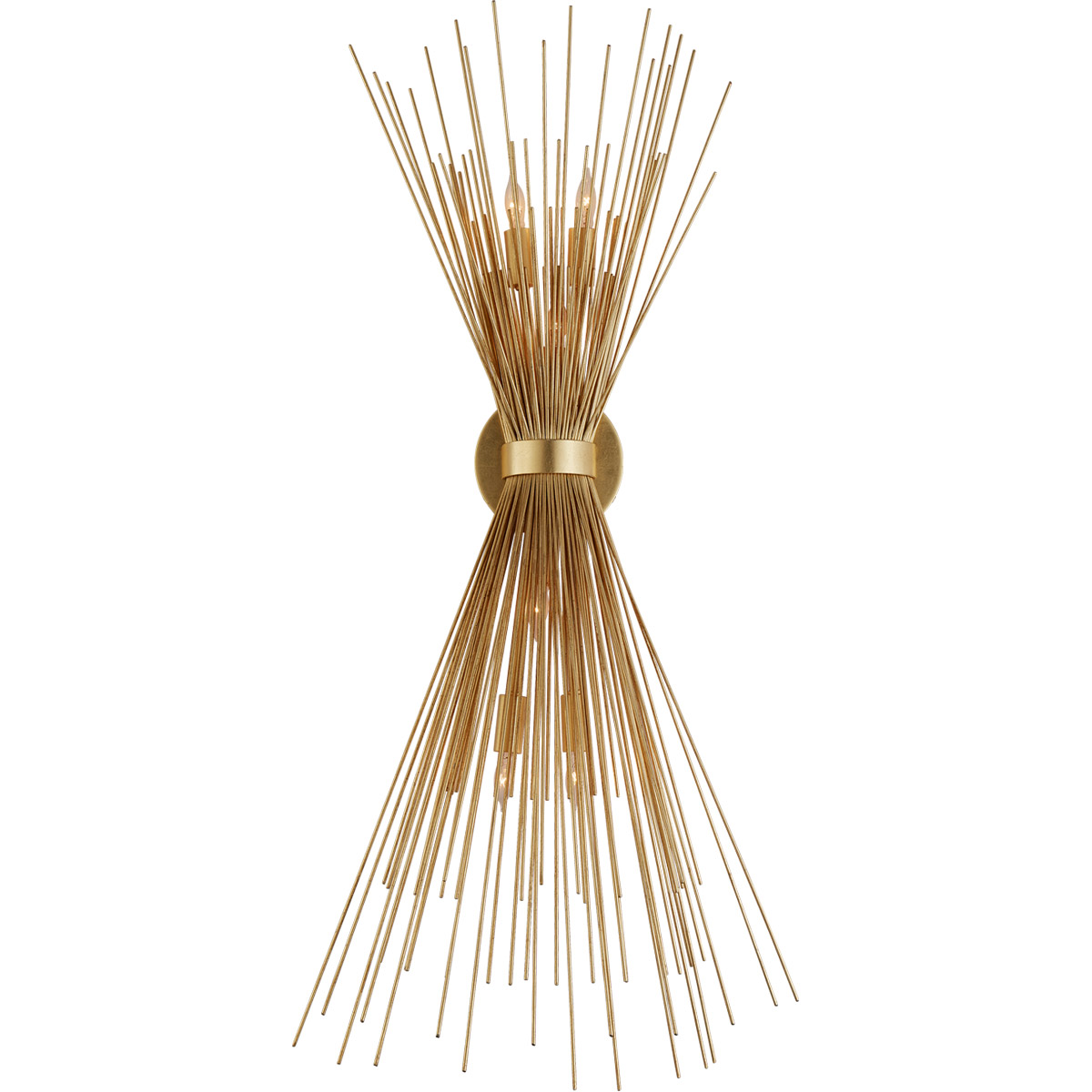 Kelly Wearstler Strada 6 Light 12 inch Gild Sconce Wall Light, Large
