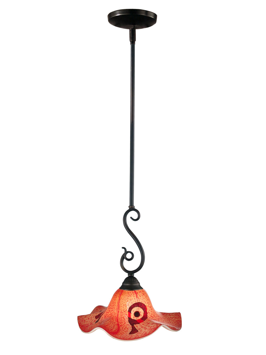 Carmel 1 Light 14 inch Coffee Black Mini Pendant Ceiling Light