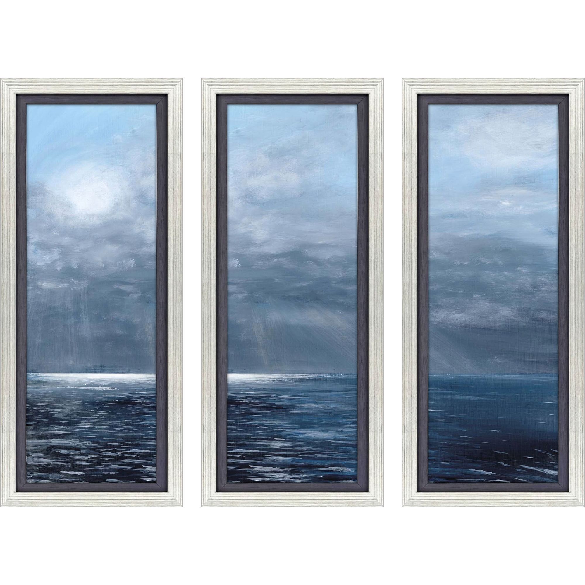 Paragon Blue and White Framed Art