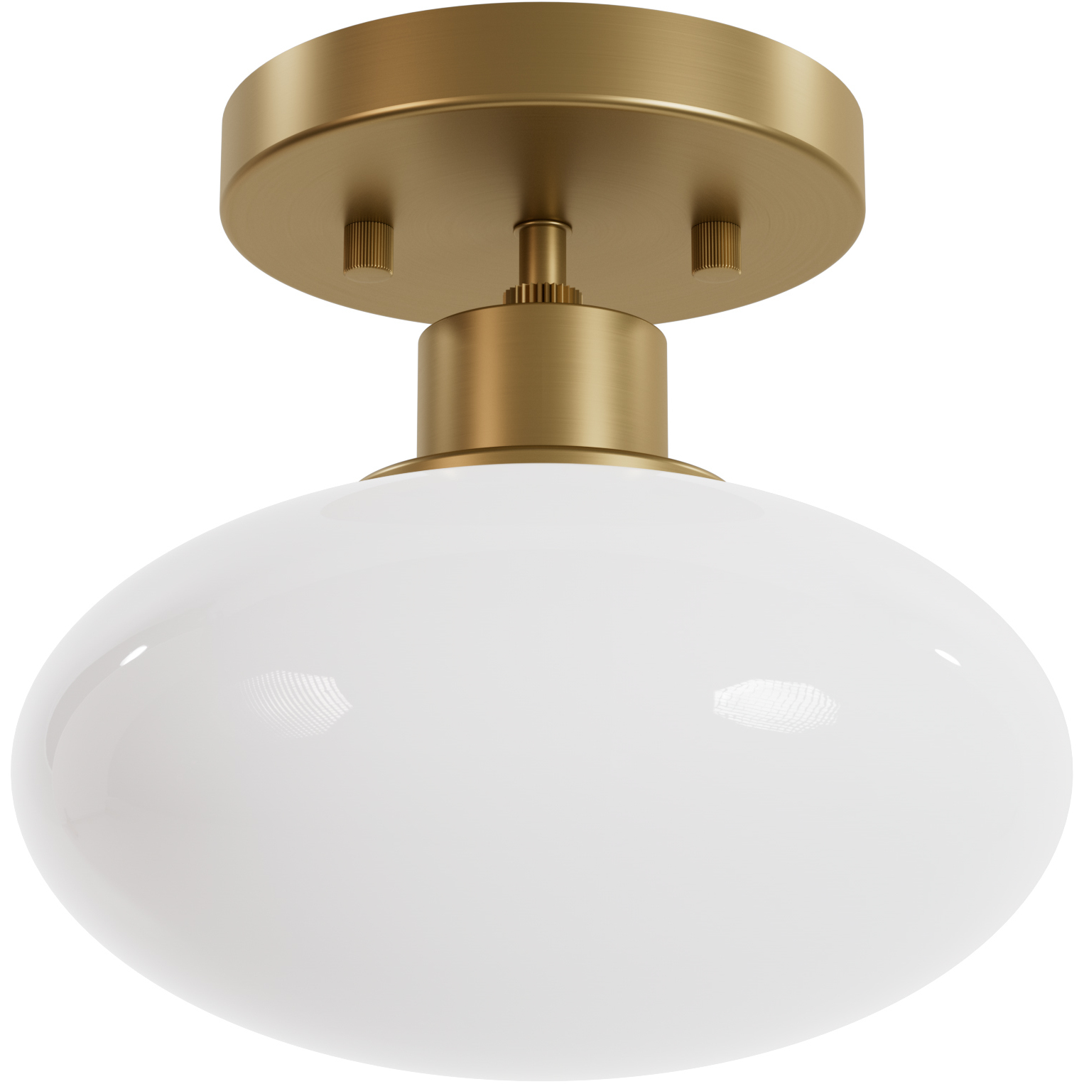 Getty 1 Light 9.1 inch Luxe Gold Flush Mount Ceiling Light, Small
