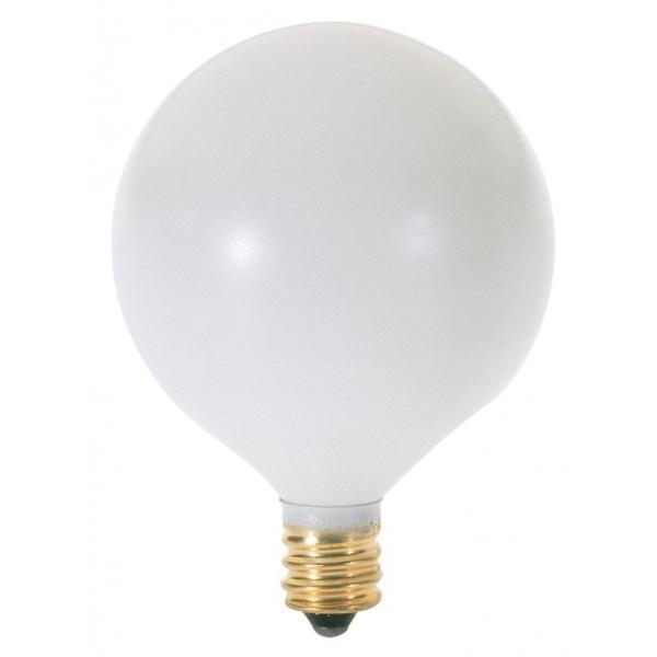 Lumos Incandescent G16 1/2 Candelabra E12 15 watt 120V 2700K Light Bulb