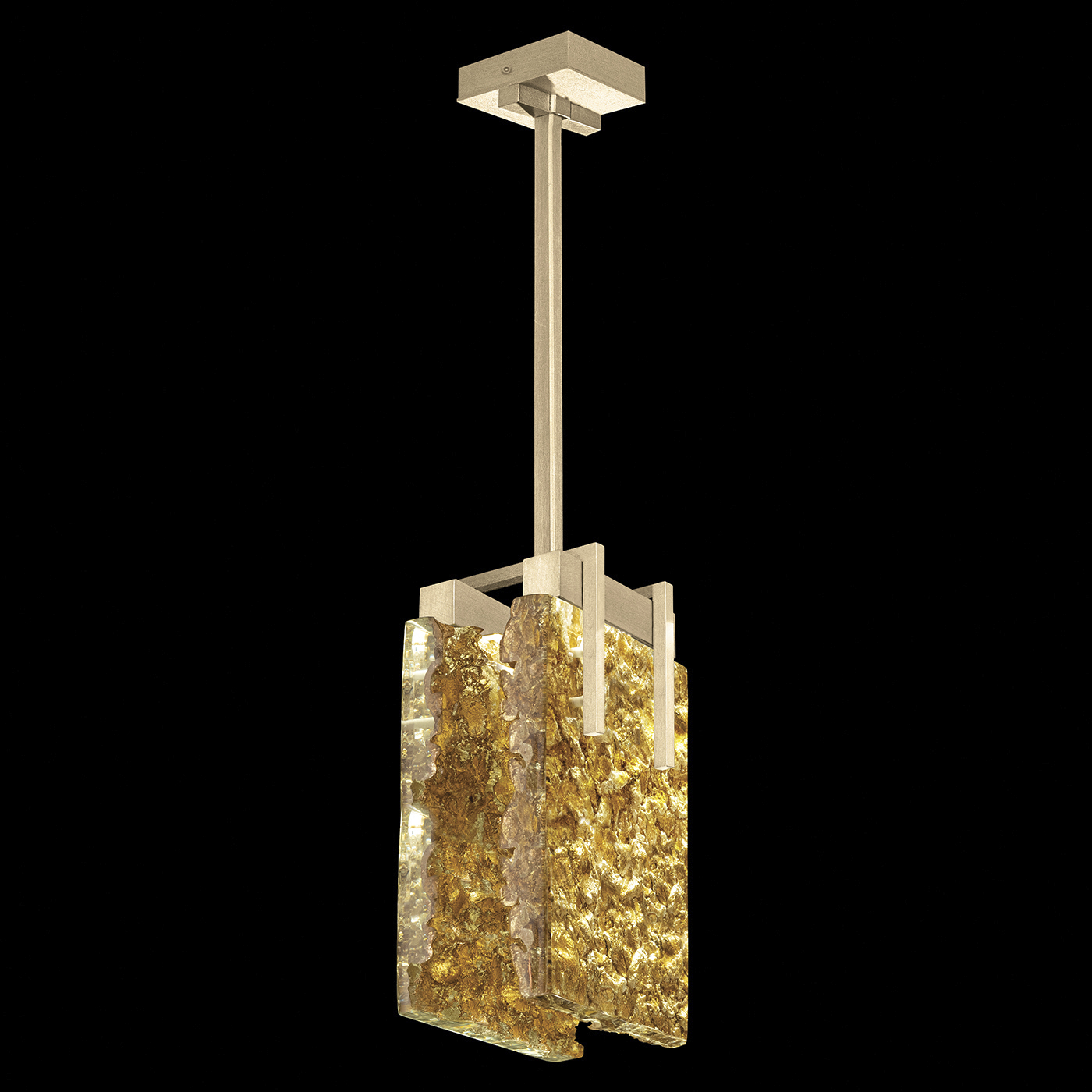 Terra LED 7.75 inch Gold Pendant Ceiling Light
