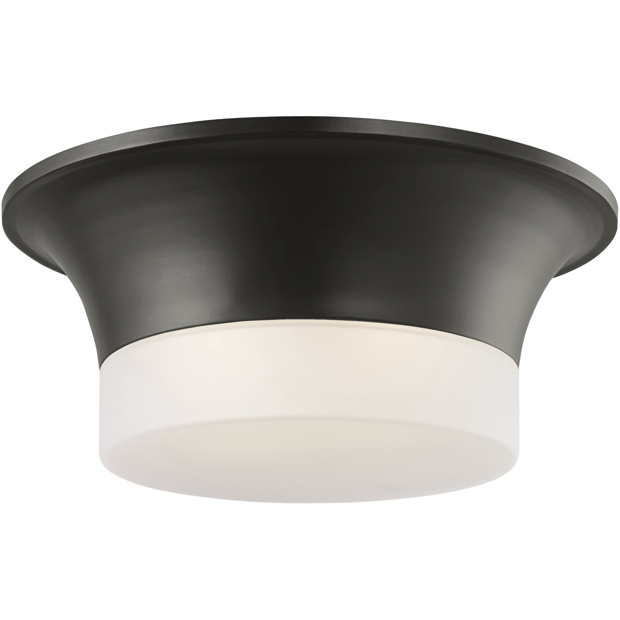 AH by Alexa Hampton Sina 2 Light 14.75 inch Aged Iron Flush Mount Ceiling Light
