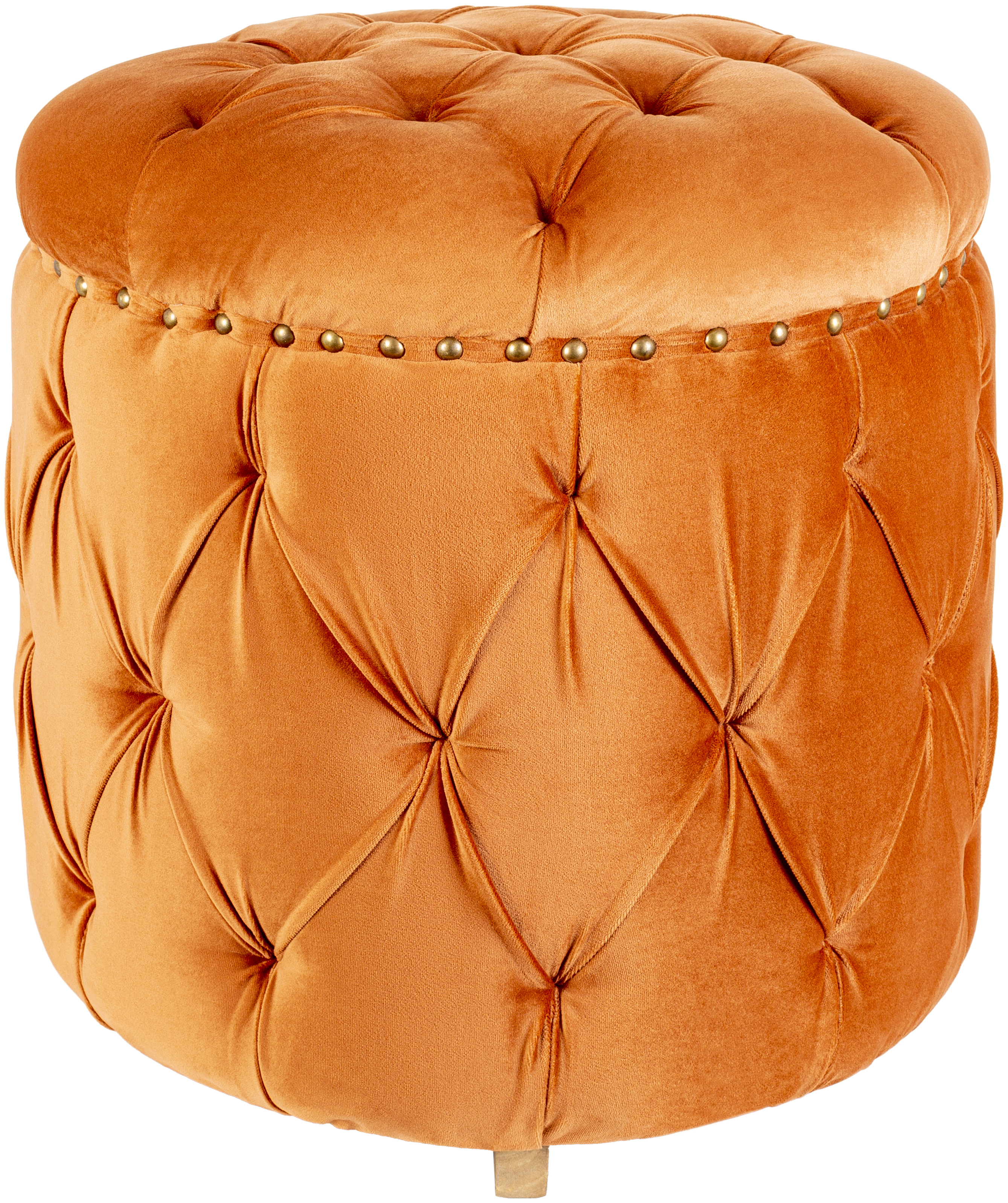 Amana 18.5 inch Brick Red Ottoman