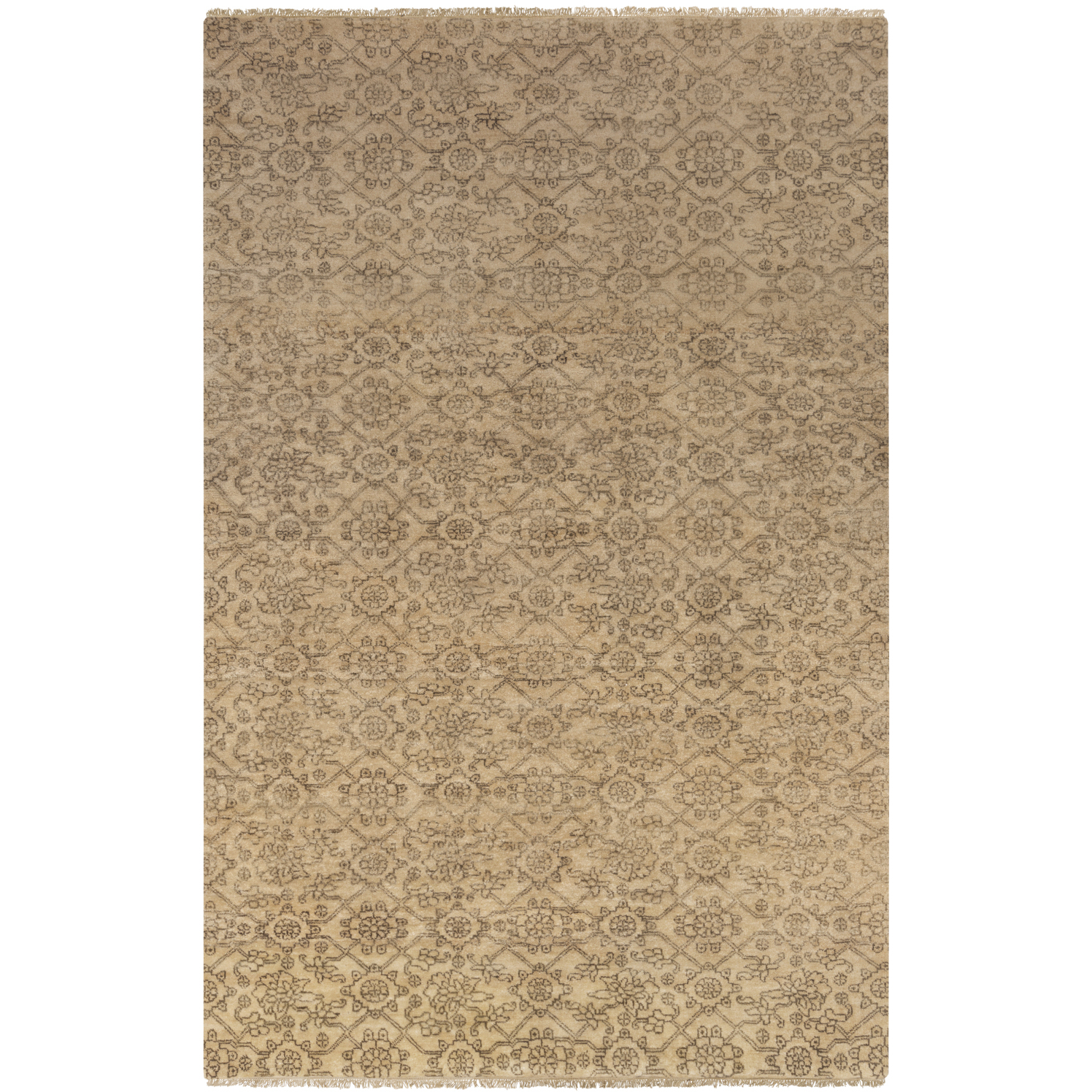 Cheshire Tan / Ivory / Black Handmade Rug