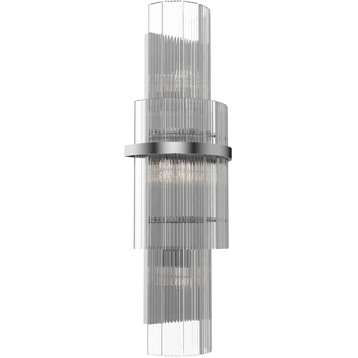 Carlisle 4 Light 40.2 inch Polished Nickel Vanity Light Wall Light