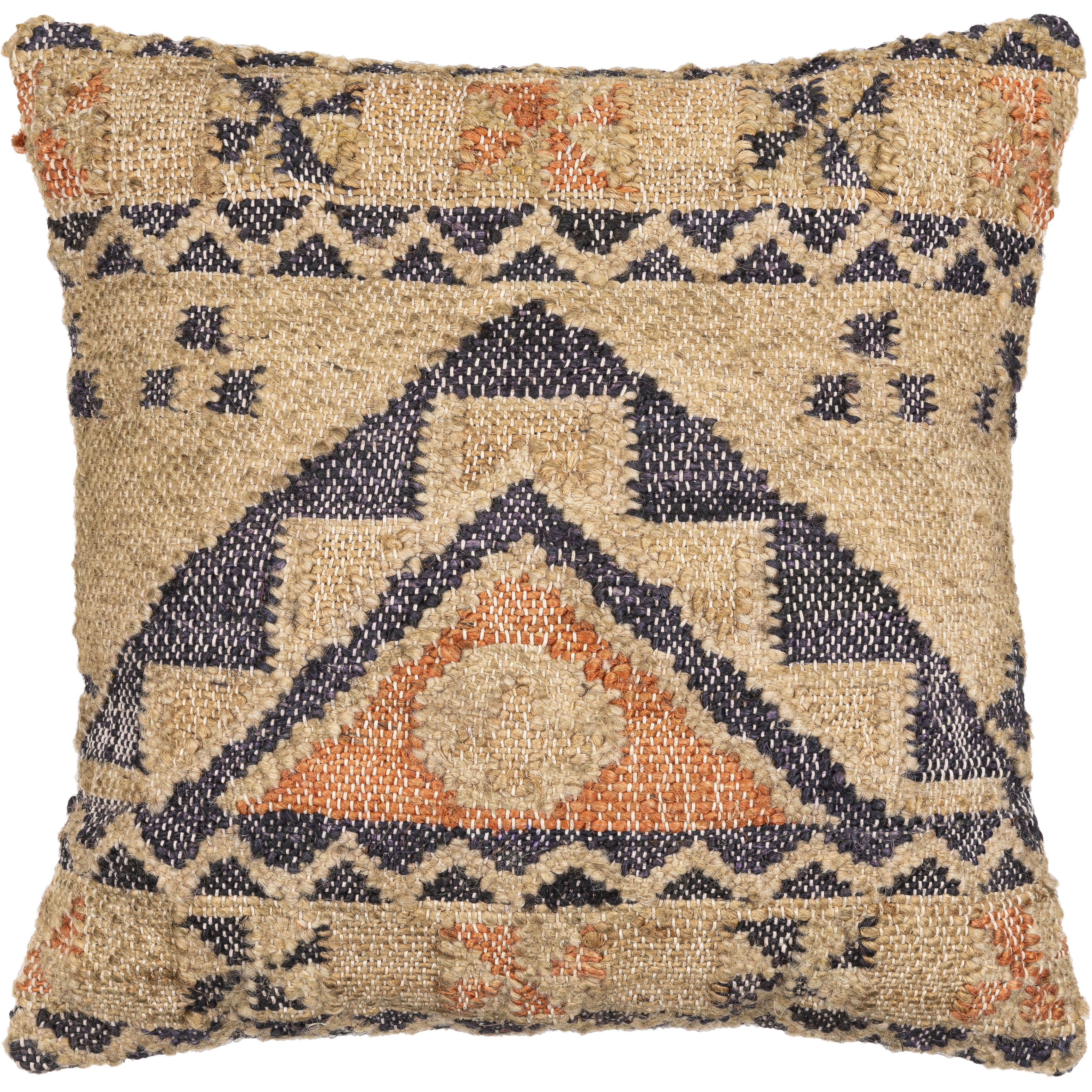 Luanda 18 inch Black Pillow Kit in 18 x 18, Square