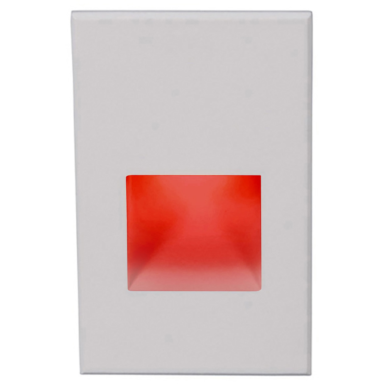 WAC 120V Step Light LED 1.5 inch White ADA Step and Wall Light in Red, WAC Lighting
