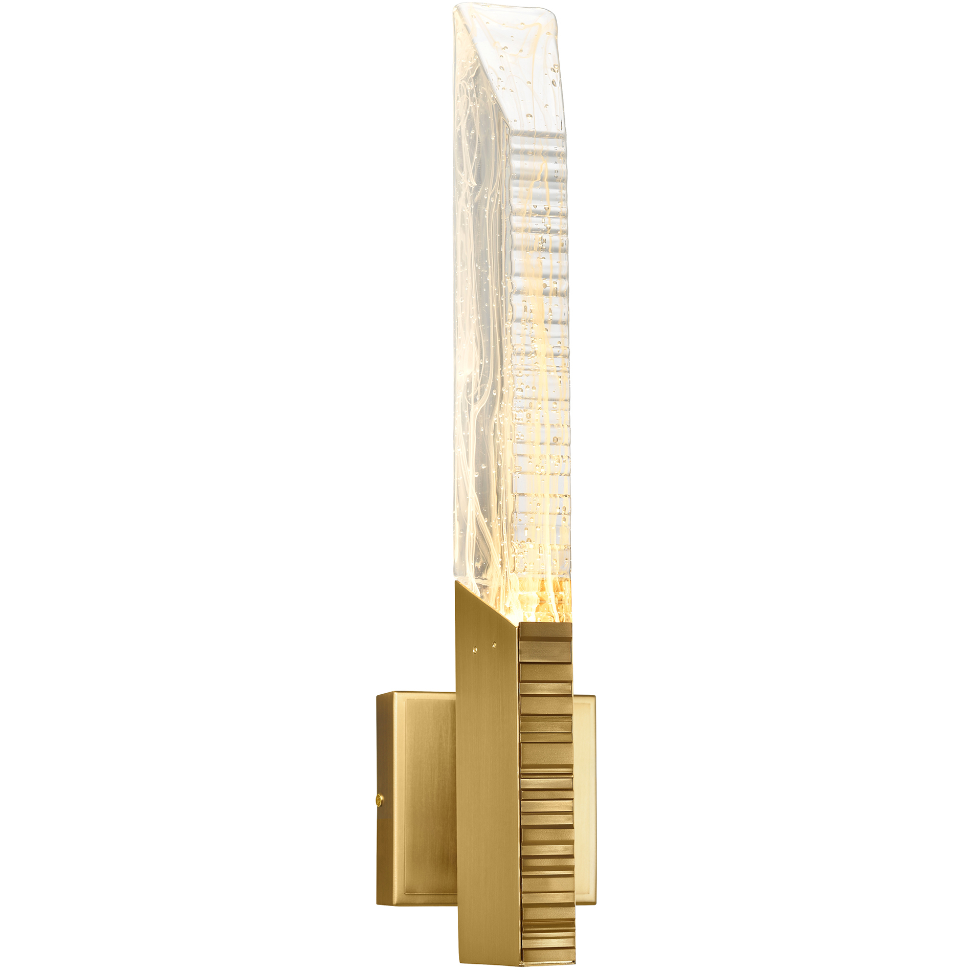 Petra LED 4.7 inch Brass Wall Light