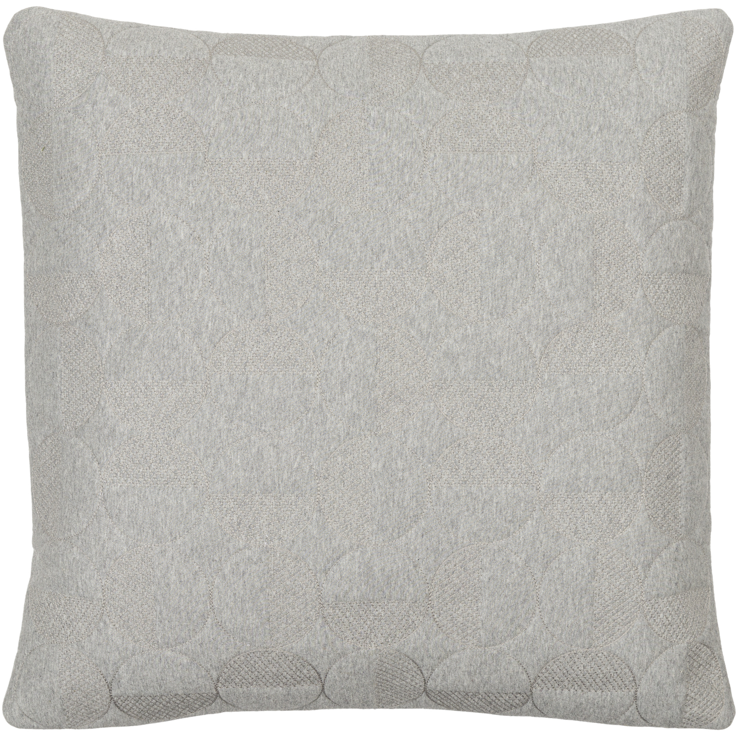 Semicircle 20 X 20 inch Sterling Grey/Pearl/Sage Accent Pillow