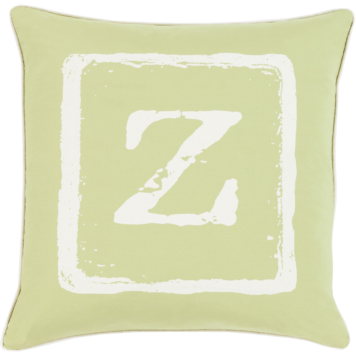 Big Kid Blocks 18 inch Cream, Lime Pillow Kit