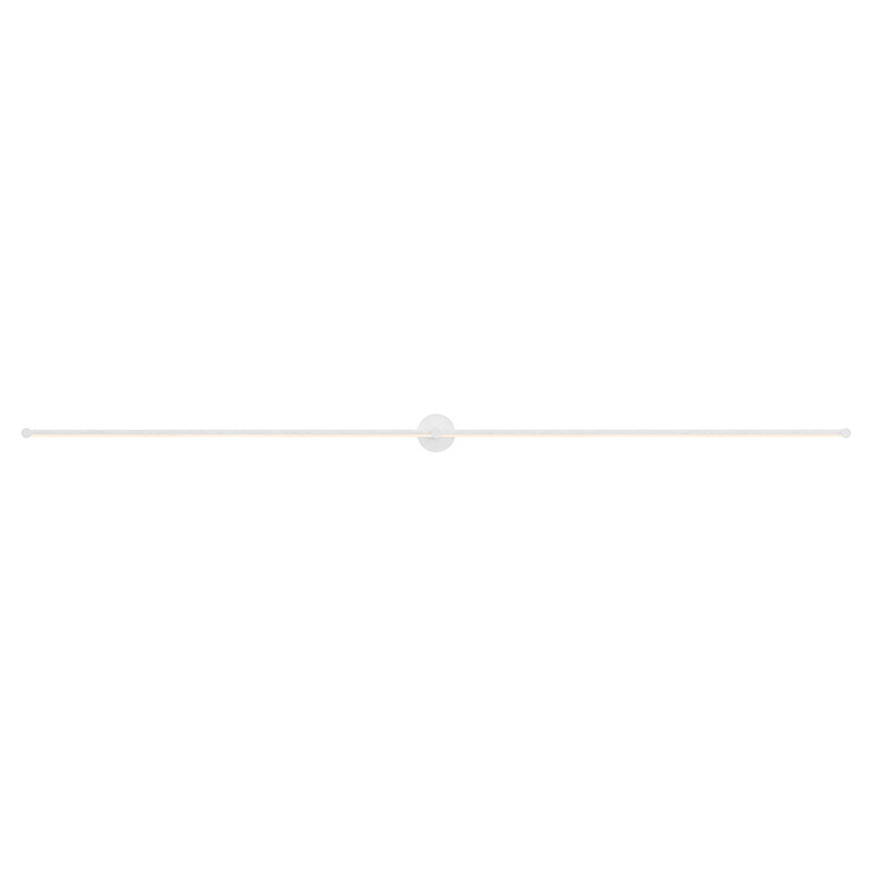Purolinear 360 LED 97.5 inch Satin White ADA Wall Bar Light Wall Light
