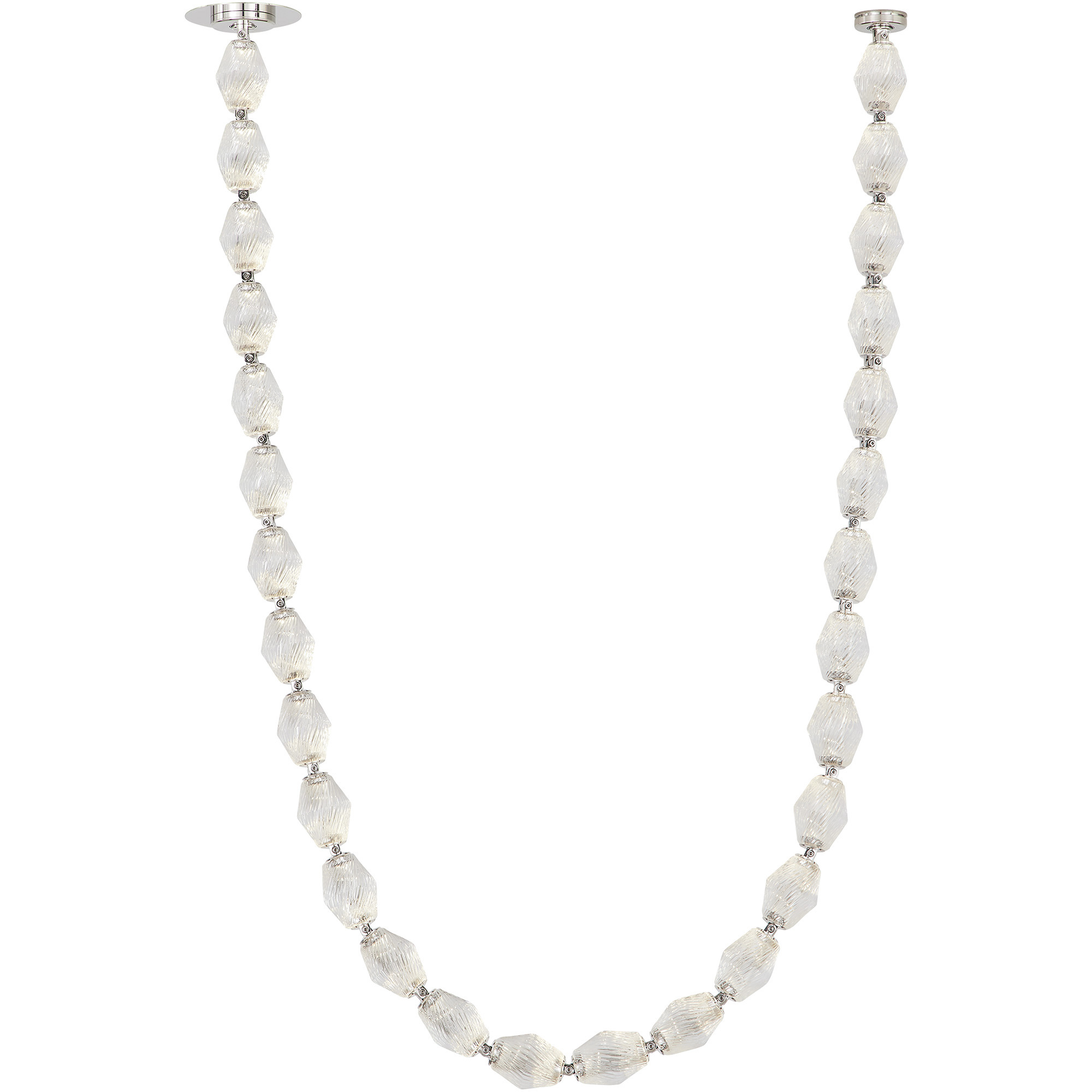 Sean Lavin Collier LED Polished Nickel Chandelier Ceiling Light, Integrated LED