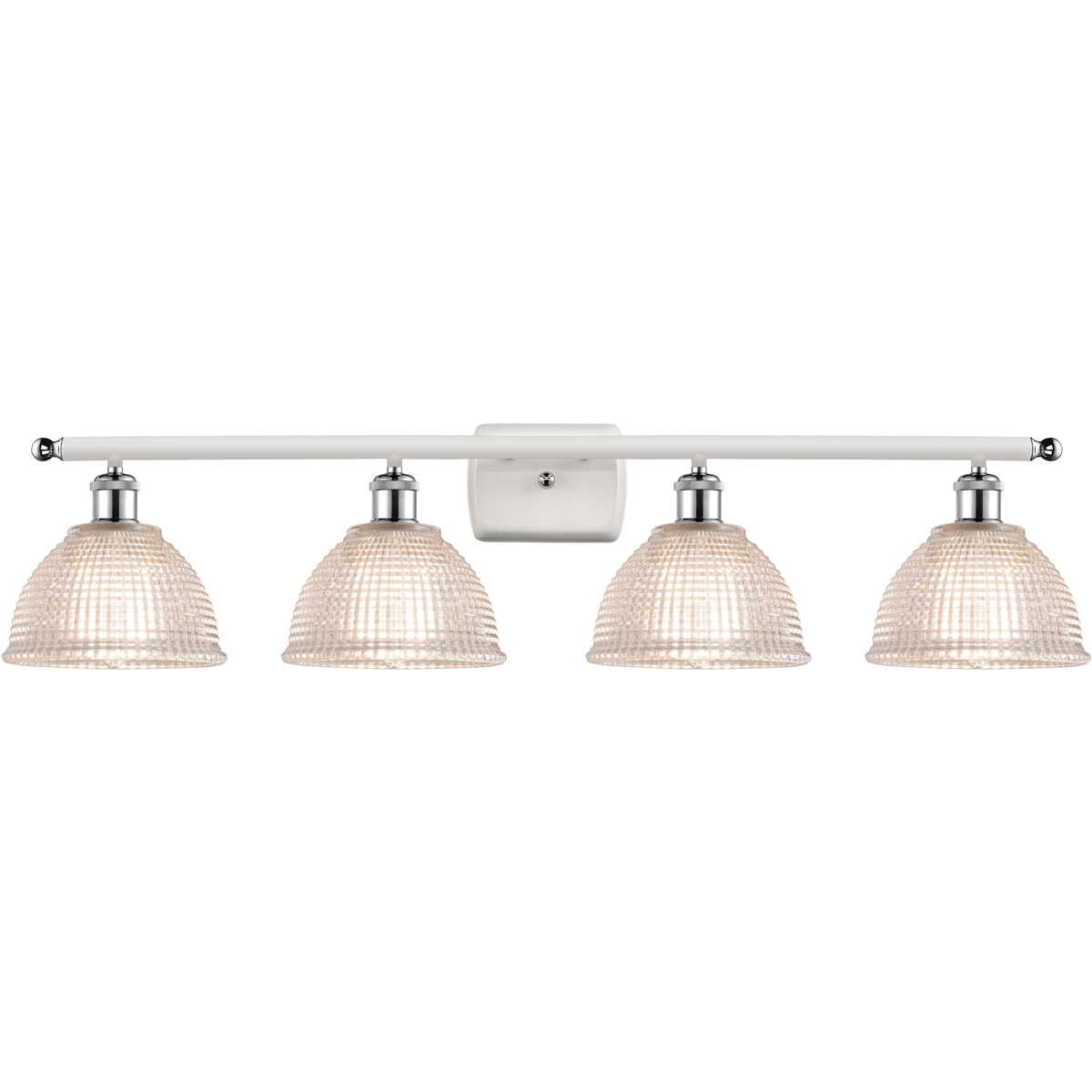 Ballston Arietta LED 36 inch White and Polished Chrome Bath Vanity Light Wall Light, Ballston