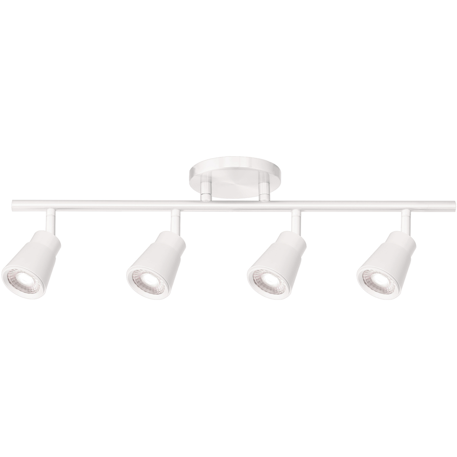 Solo 4 Light 120 White Fixed Rail Ceiling Light, WAC Limited