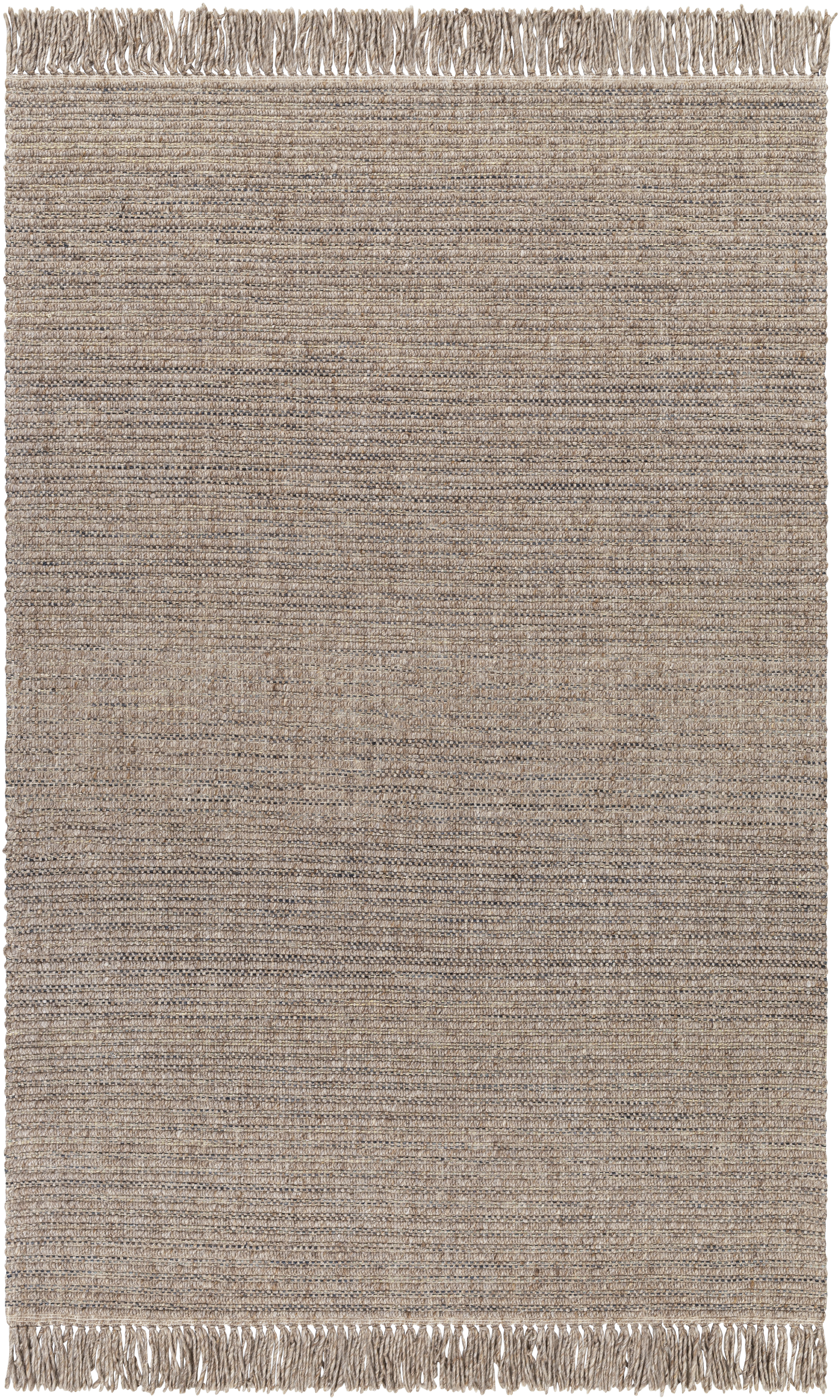 Cecelia 120 X 96 inch Dark Brown Rug, Rectangle