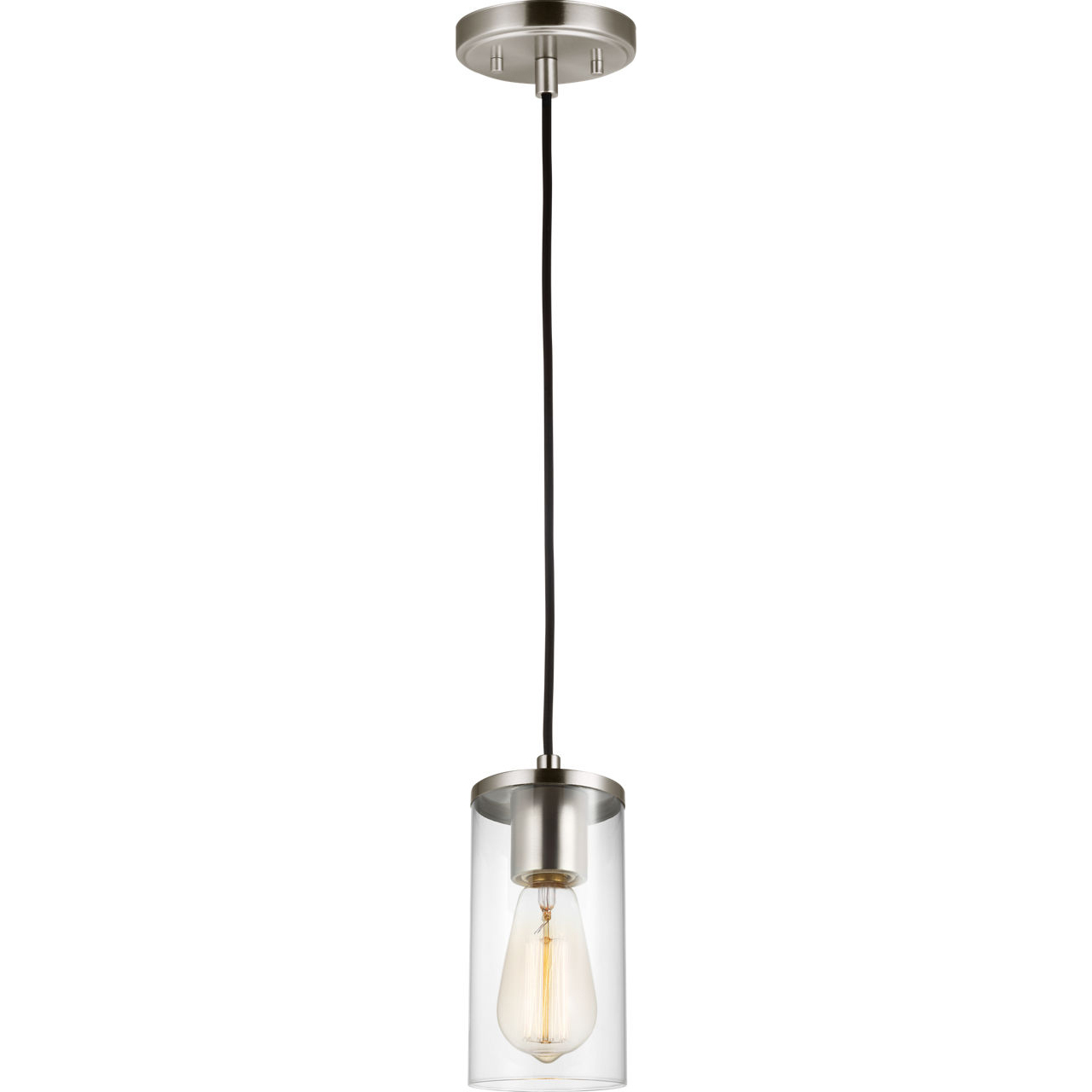 Sean Lavin Zire 1 Light 4 inch Brushed Nickel Mini-Pendant Ceiling Light