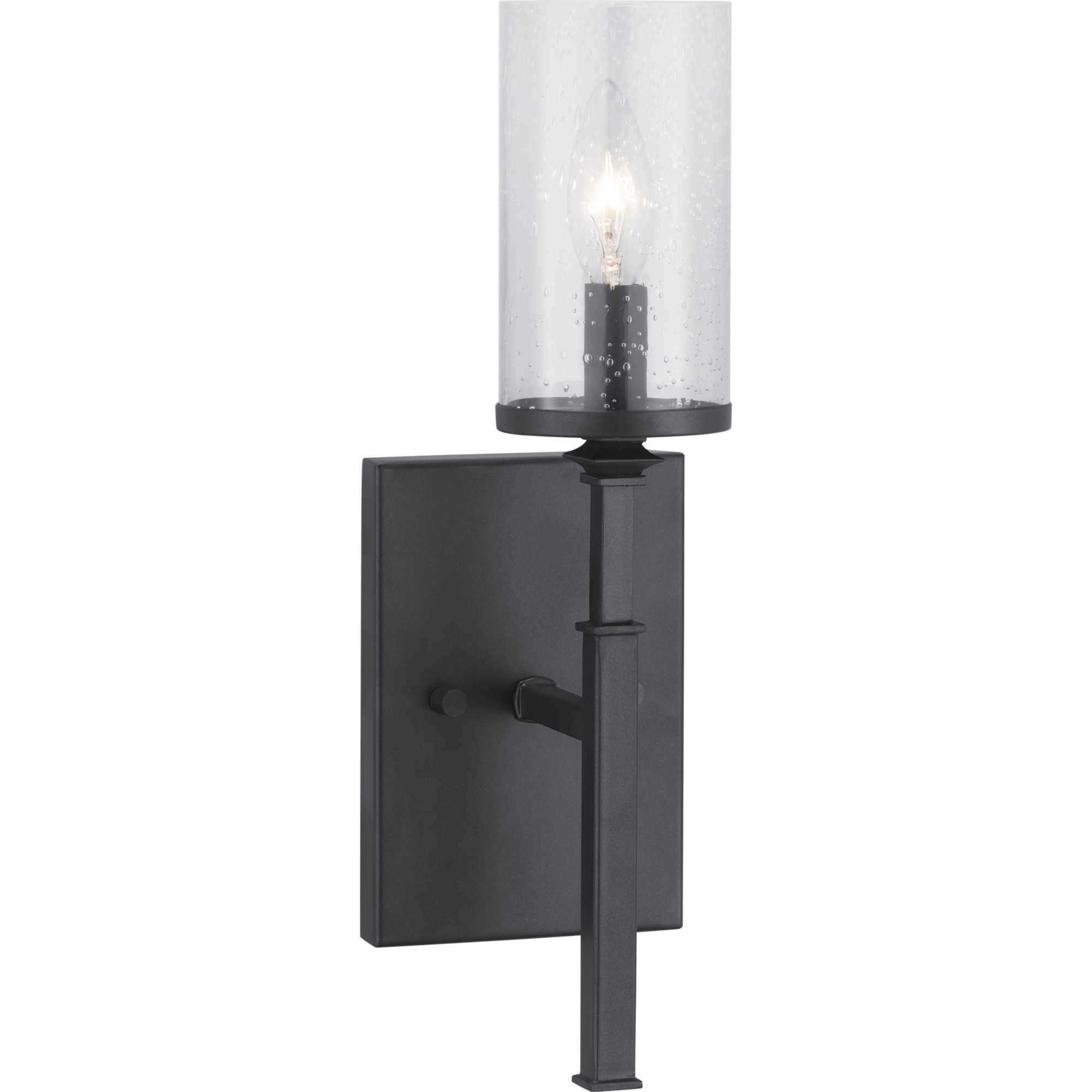 Gresham 1 Light Graphite Wall Bracket Wall Light, Design Series