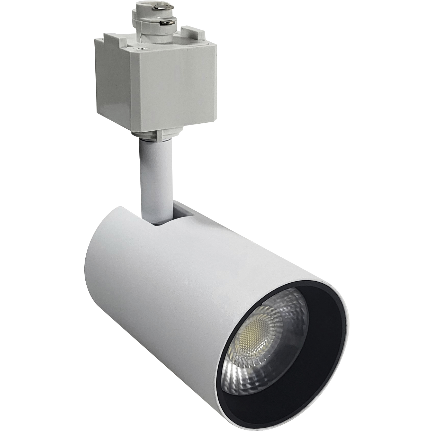 MAX Mini Black Narrow Flood LED Track Head Ceiling Light in 2700K, J-Style