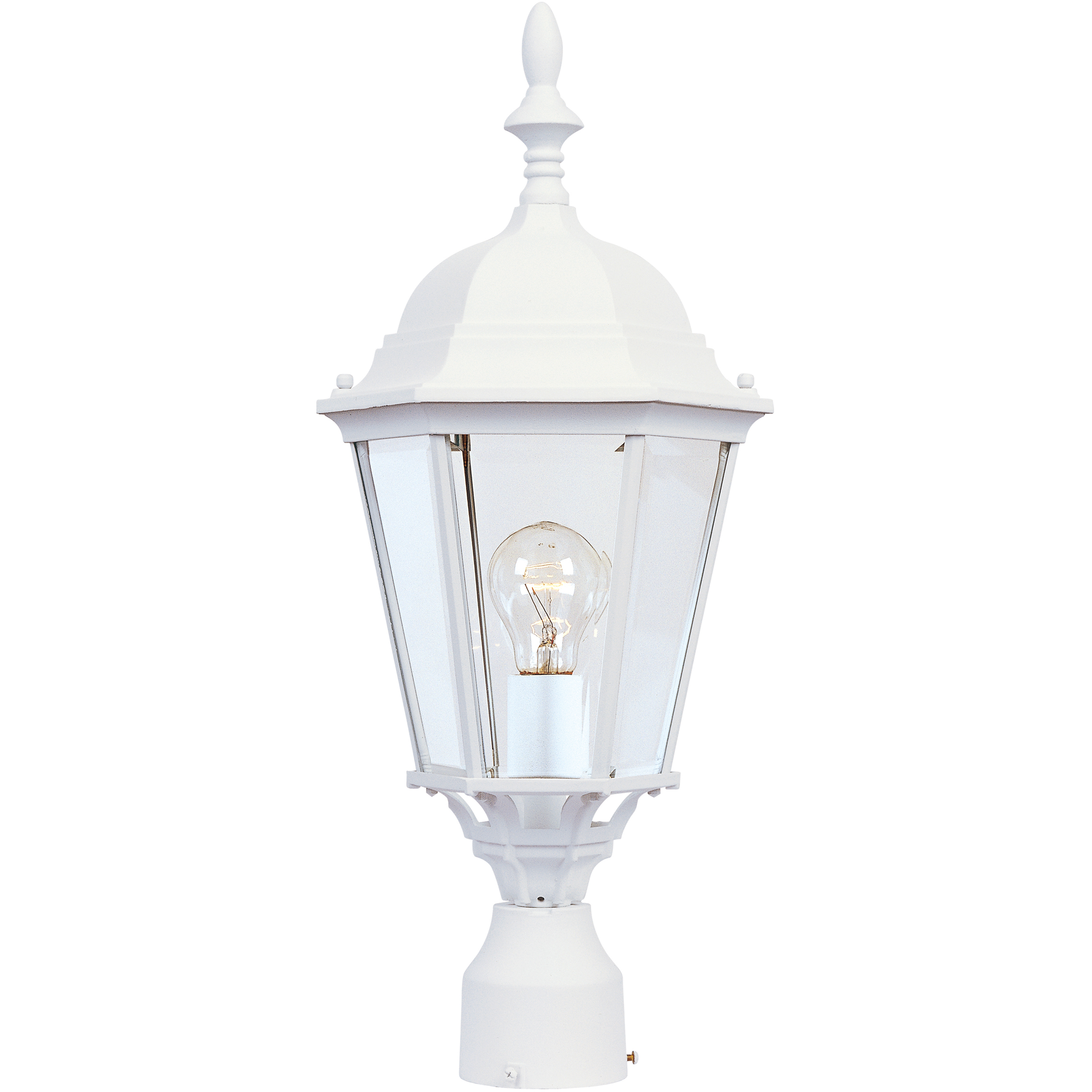 Westlake 1 Light 21 inch White Outdoor Pole/Post Mount