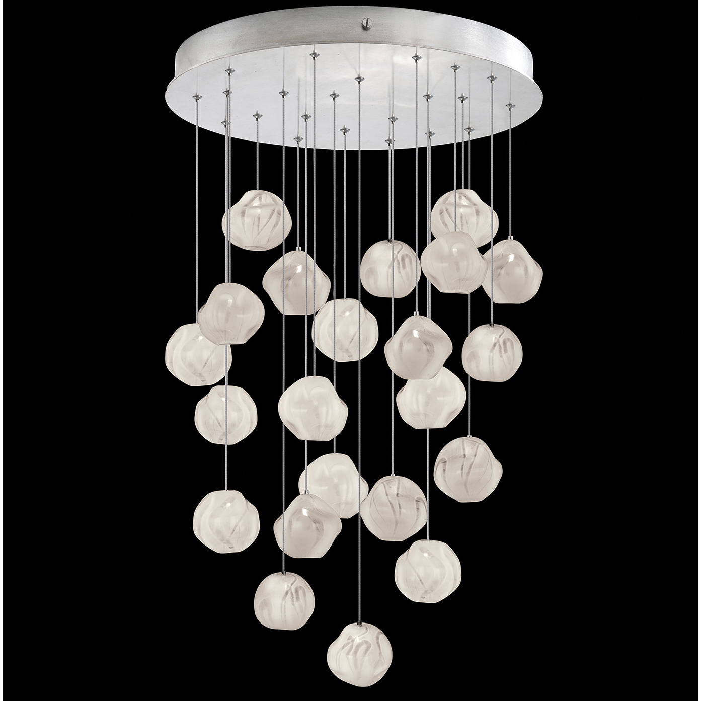 Vesta LED 24 inch Silver Pendant Ceiling Light