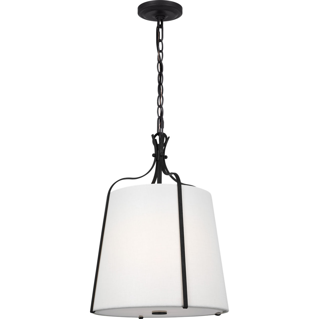 AH by Alexa Hampton Leander 1 Light Smith Steel Pendant Ceiling Light