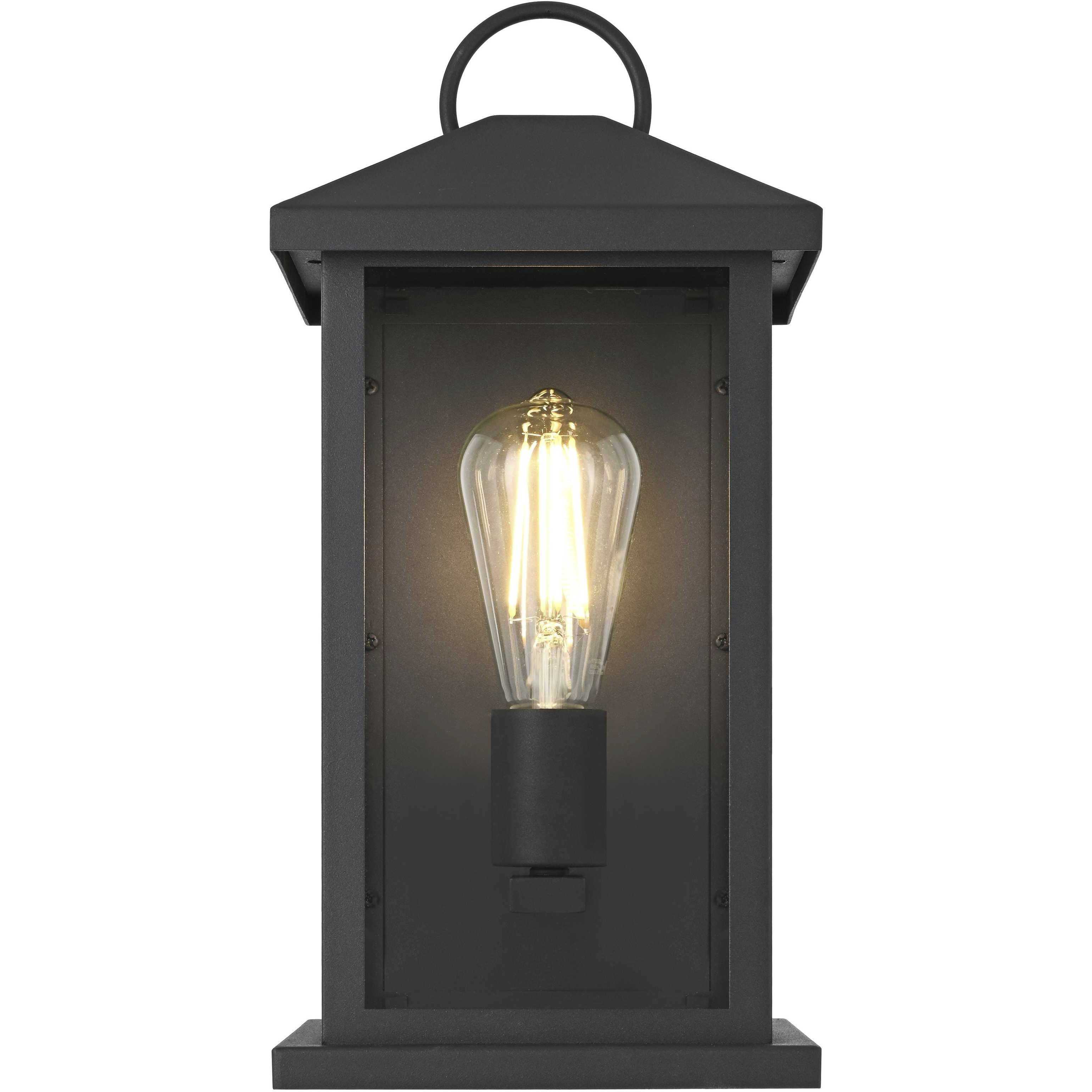 Neil 1 Light 15 inch Black Outdoor Wall Sconce
